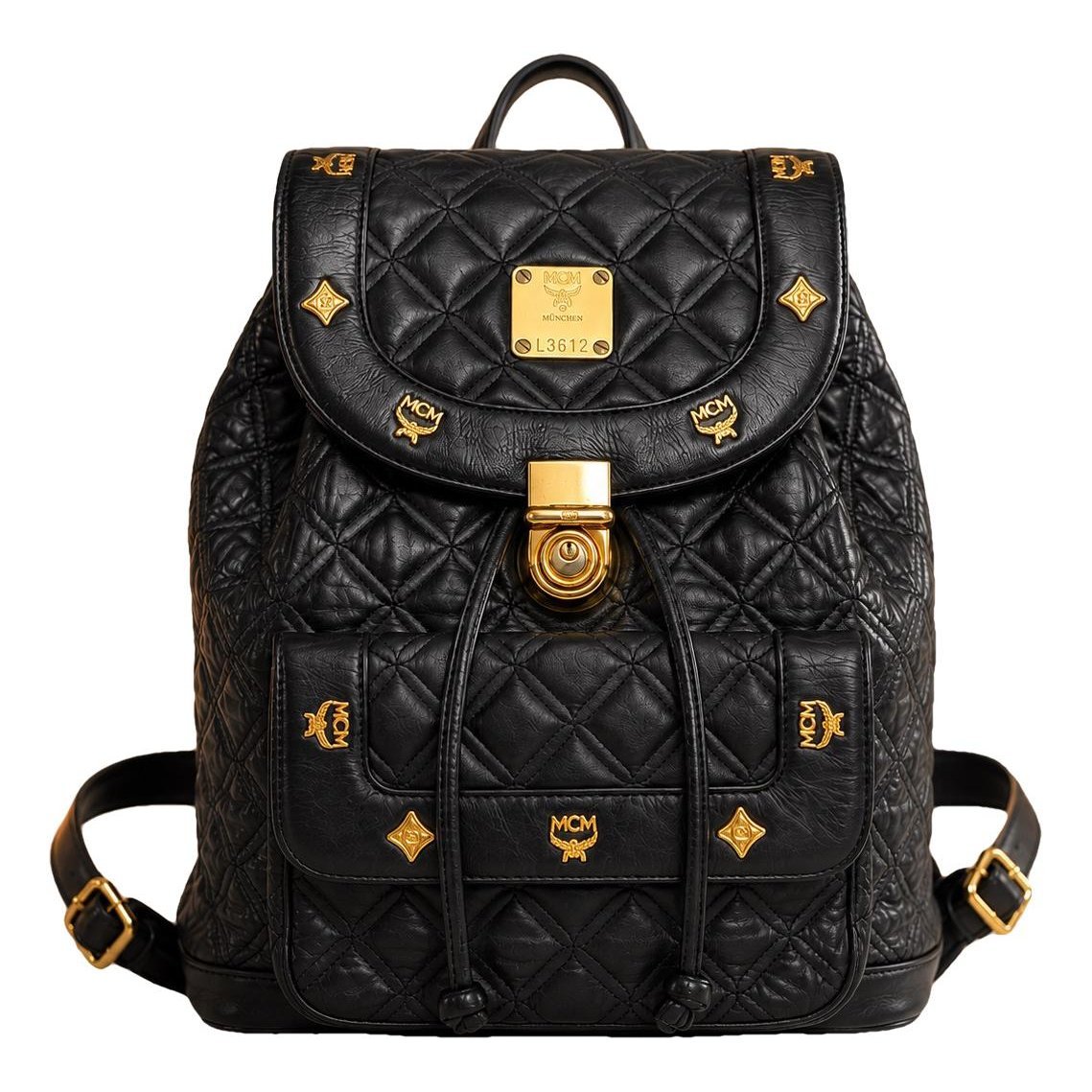 Leather backpack