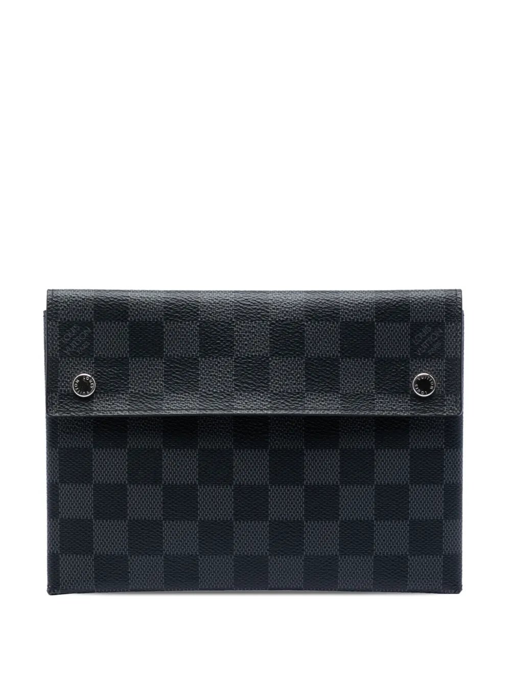 Louis Vuitton 2019 Damier Graphite Alpha Pochette MM clutch bag