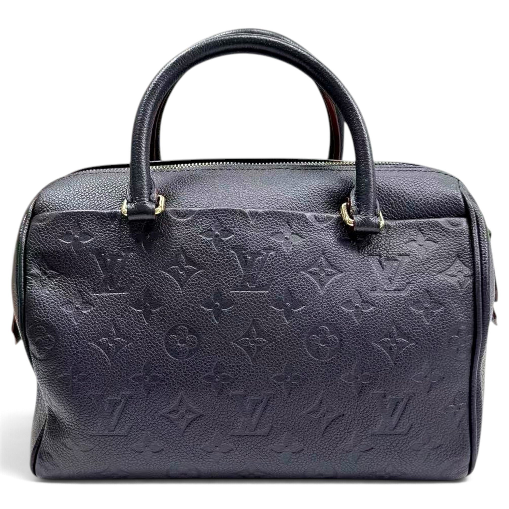 Speedy leather handbag