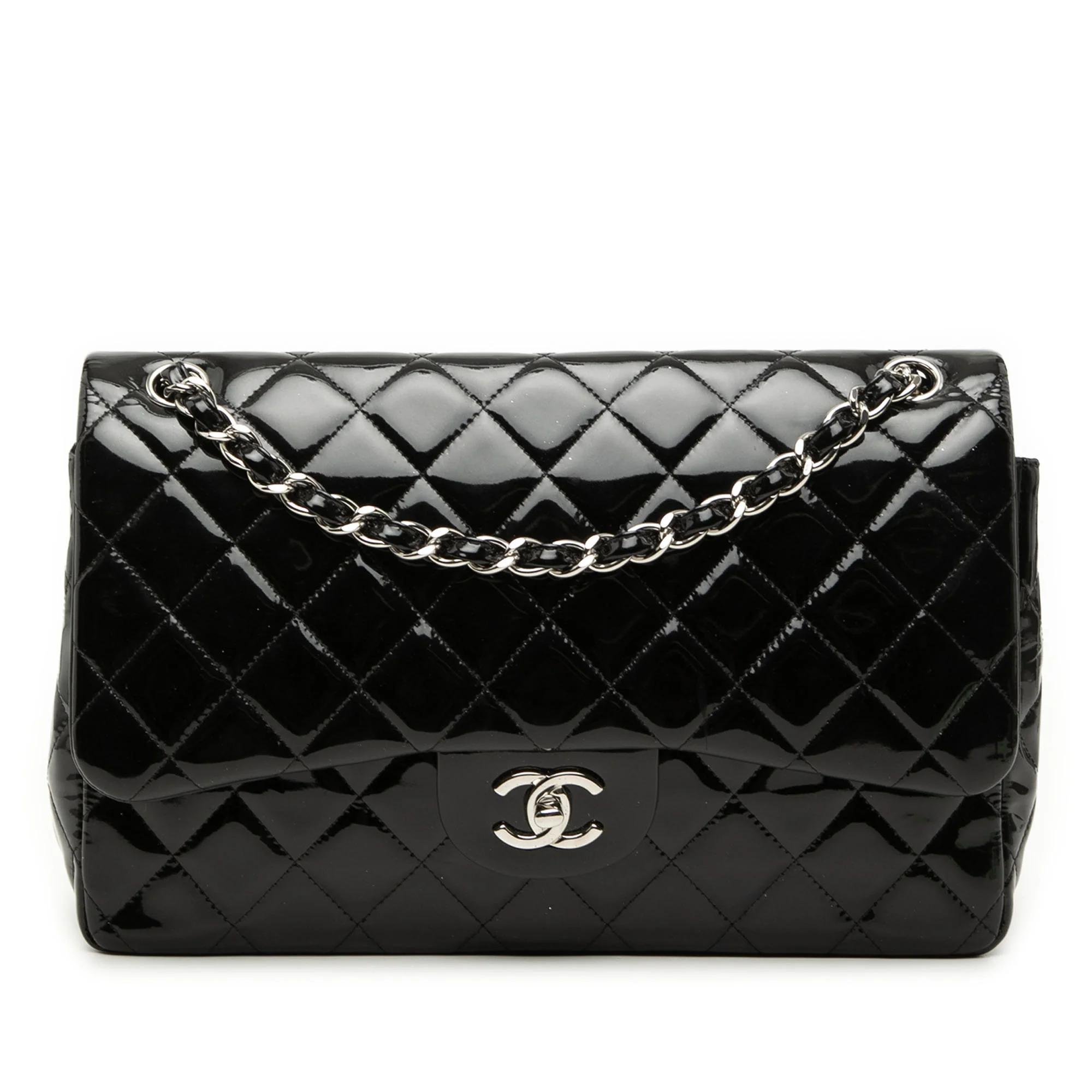 Timeless/Classique patent leather handbag