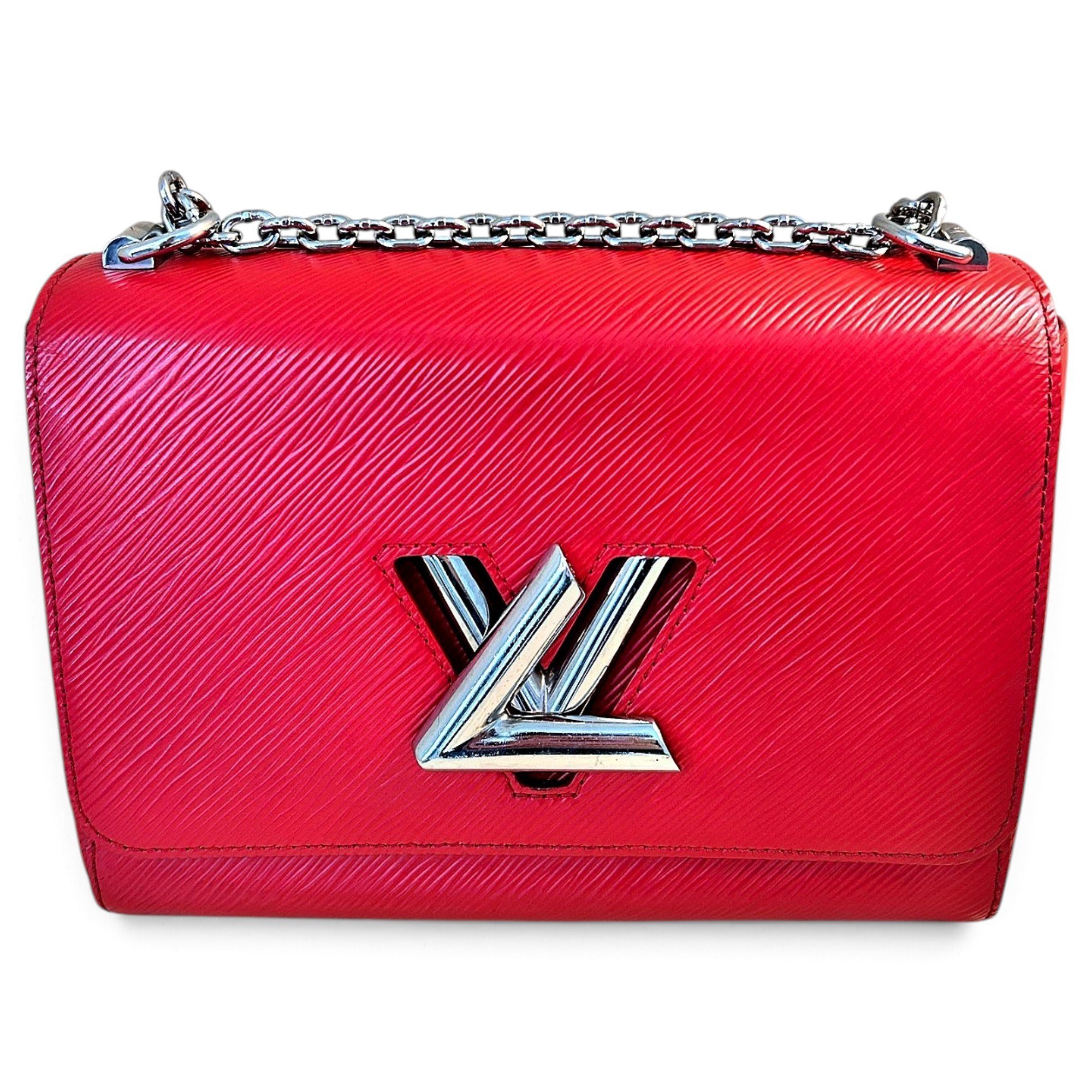 Twist leather handbag