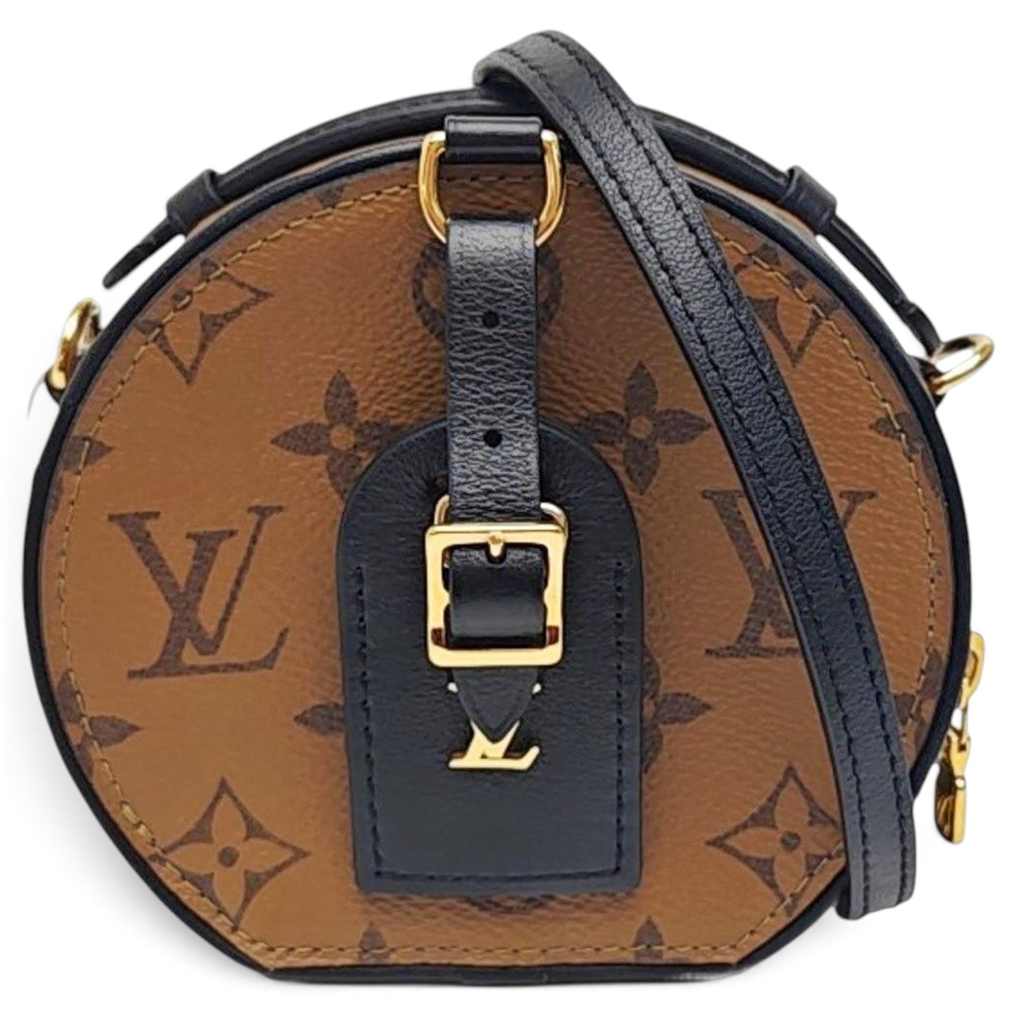 Micro boite chapeau leather handbag
