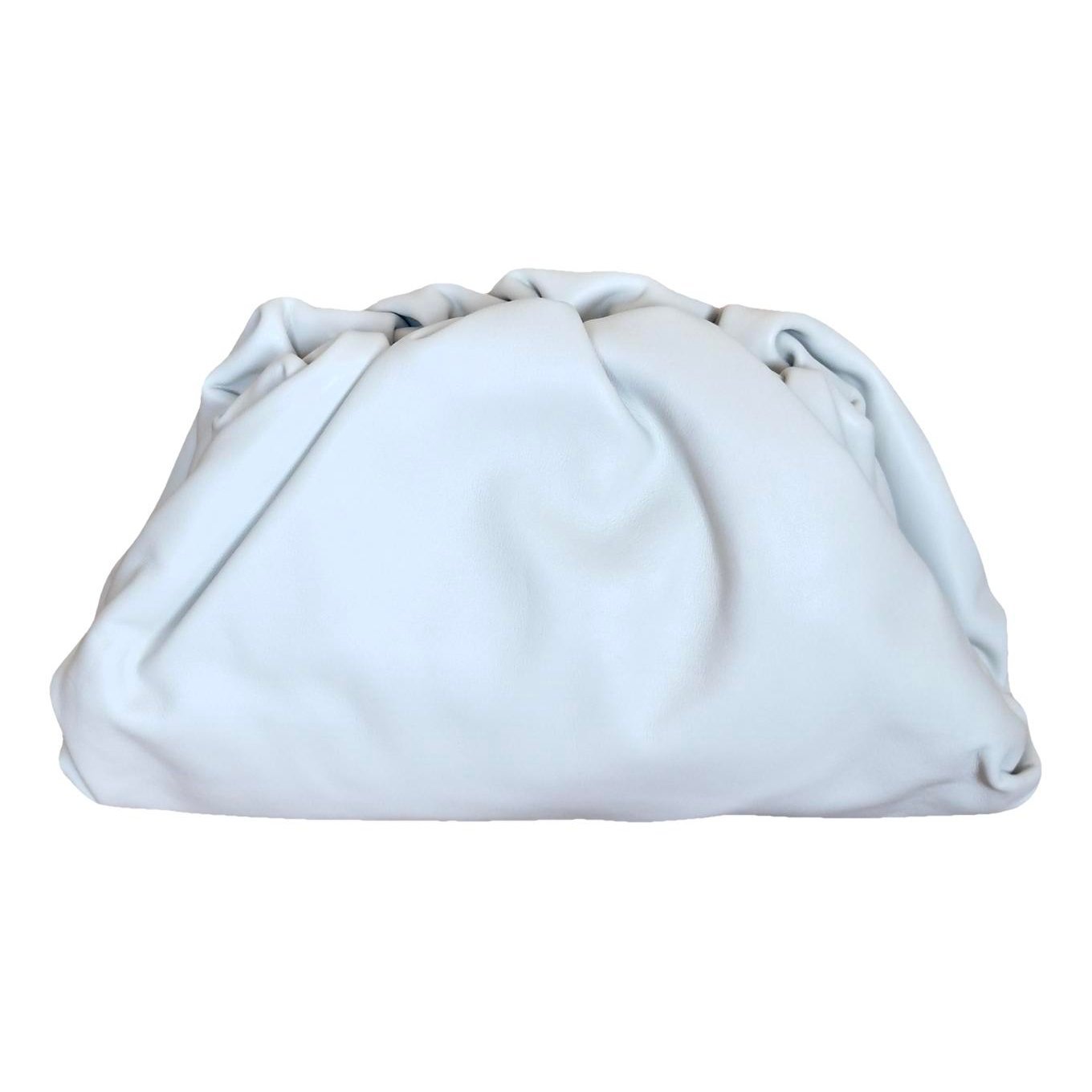 Pouch leather clutch bag