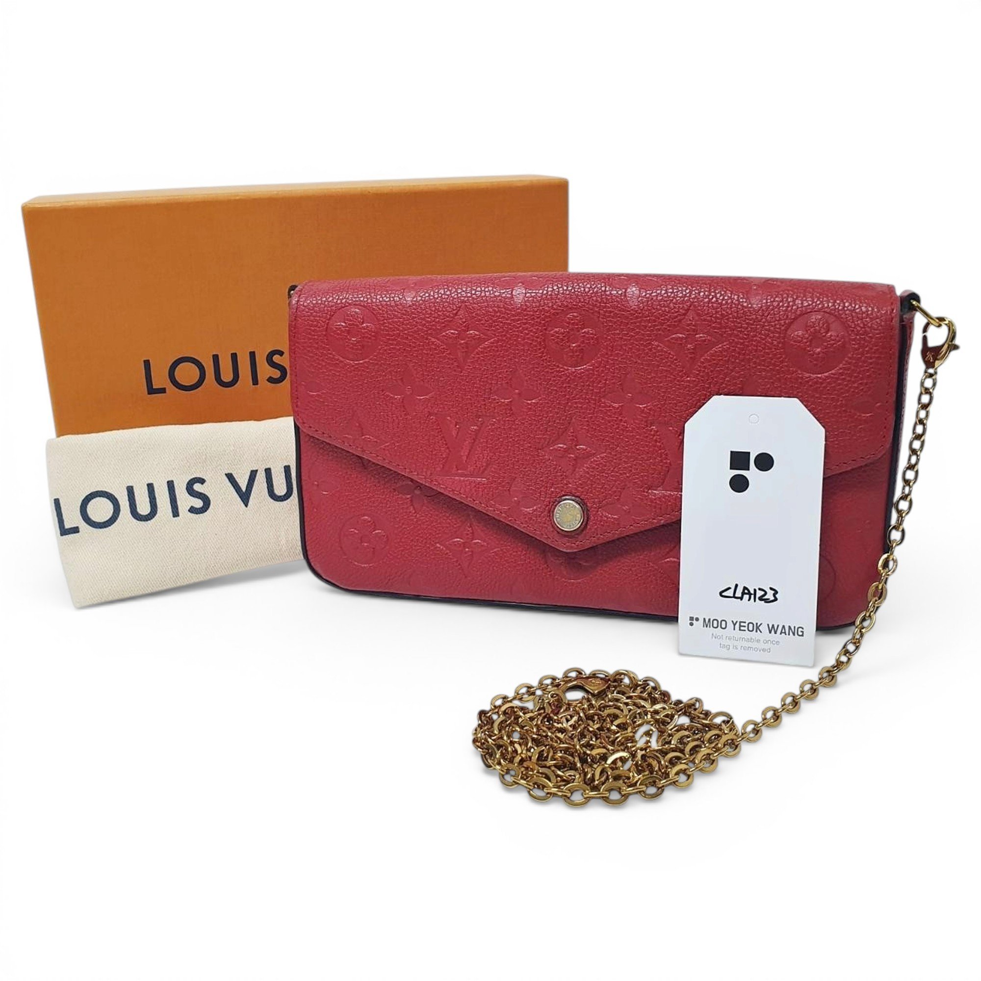 Leather handbag