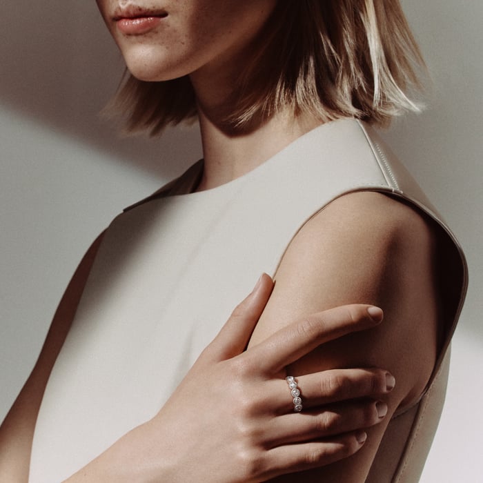 Sans Coloris Boucle Sellier "On the Rocks" Ring