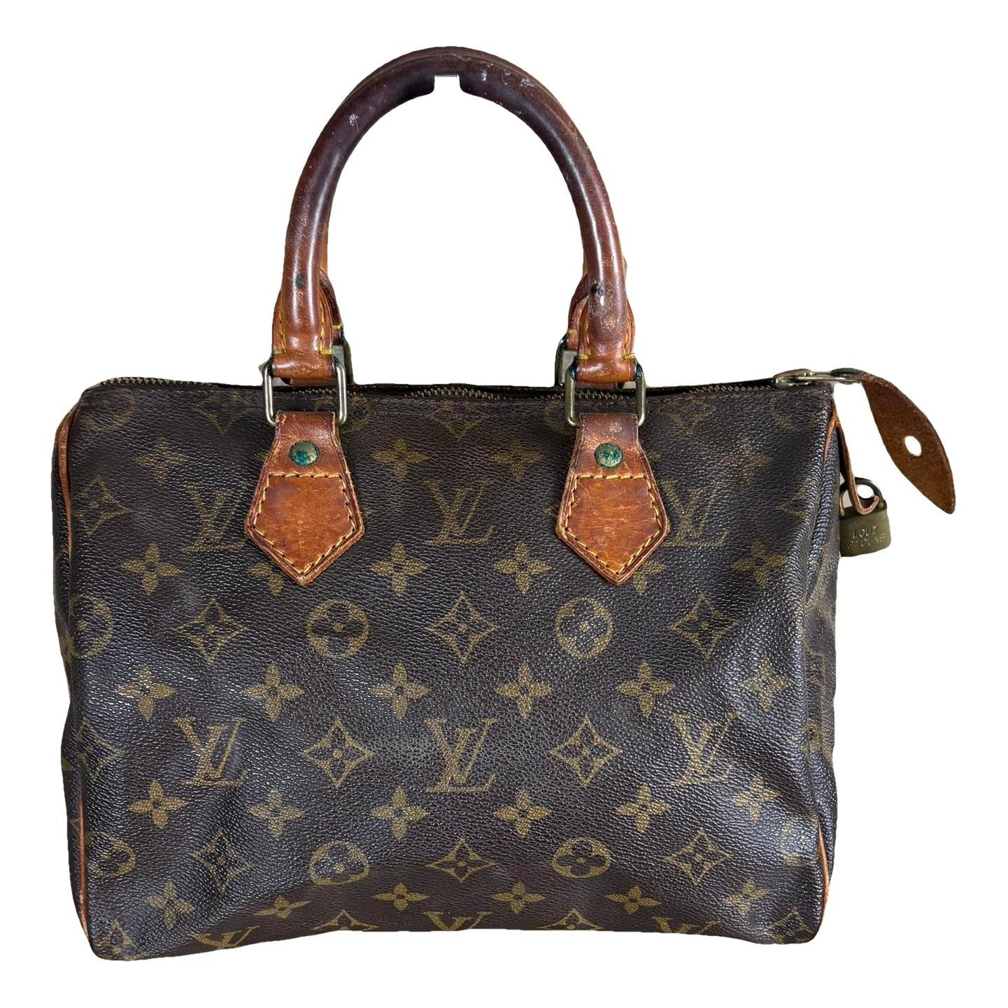 Speedy leather handbag