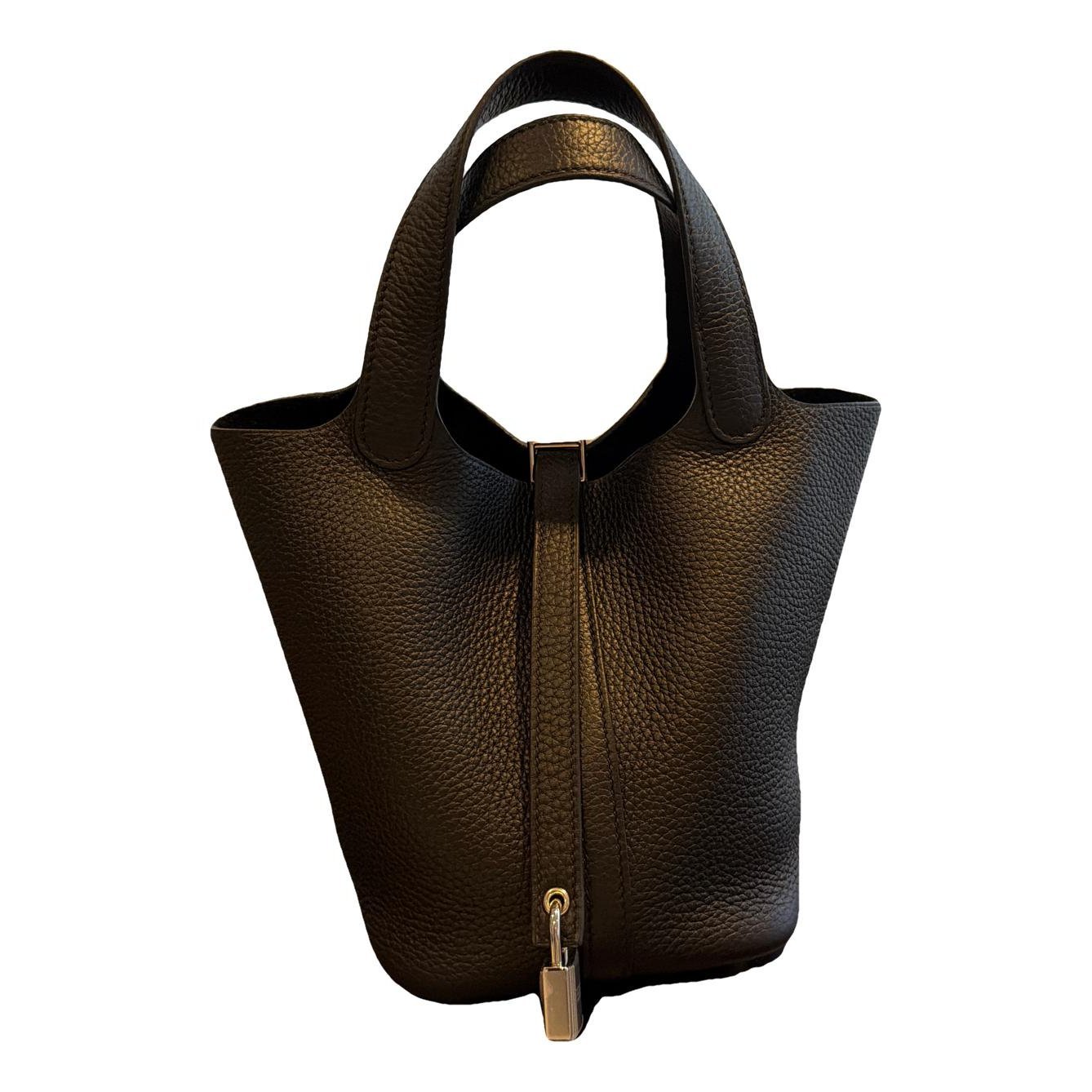 Hermes Picotin leather bag