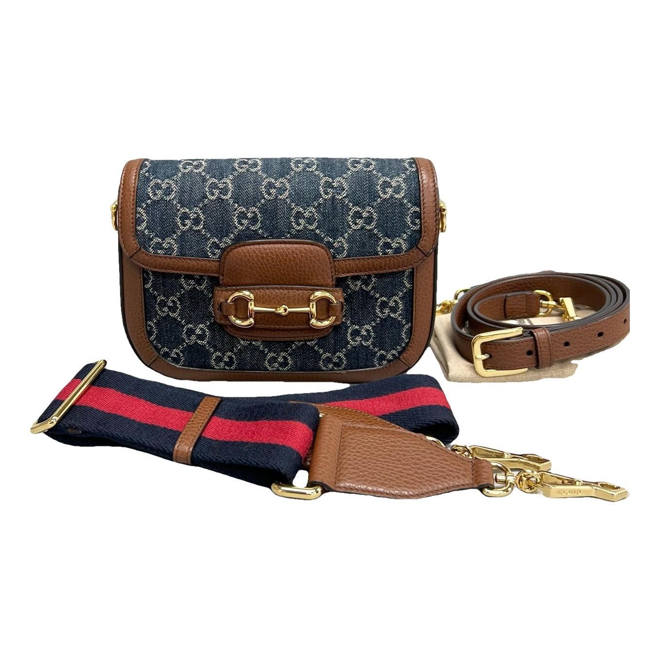 Horsebit 1955 Flap leather handbag