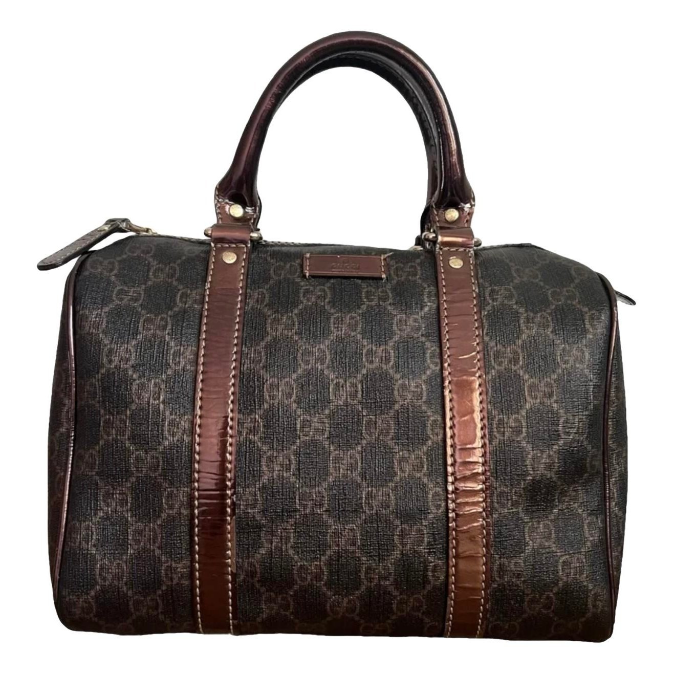 Boston leather bag