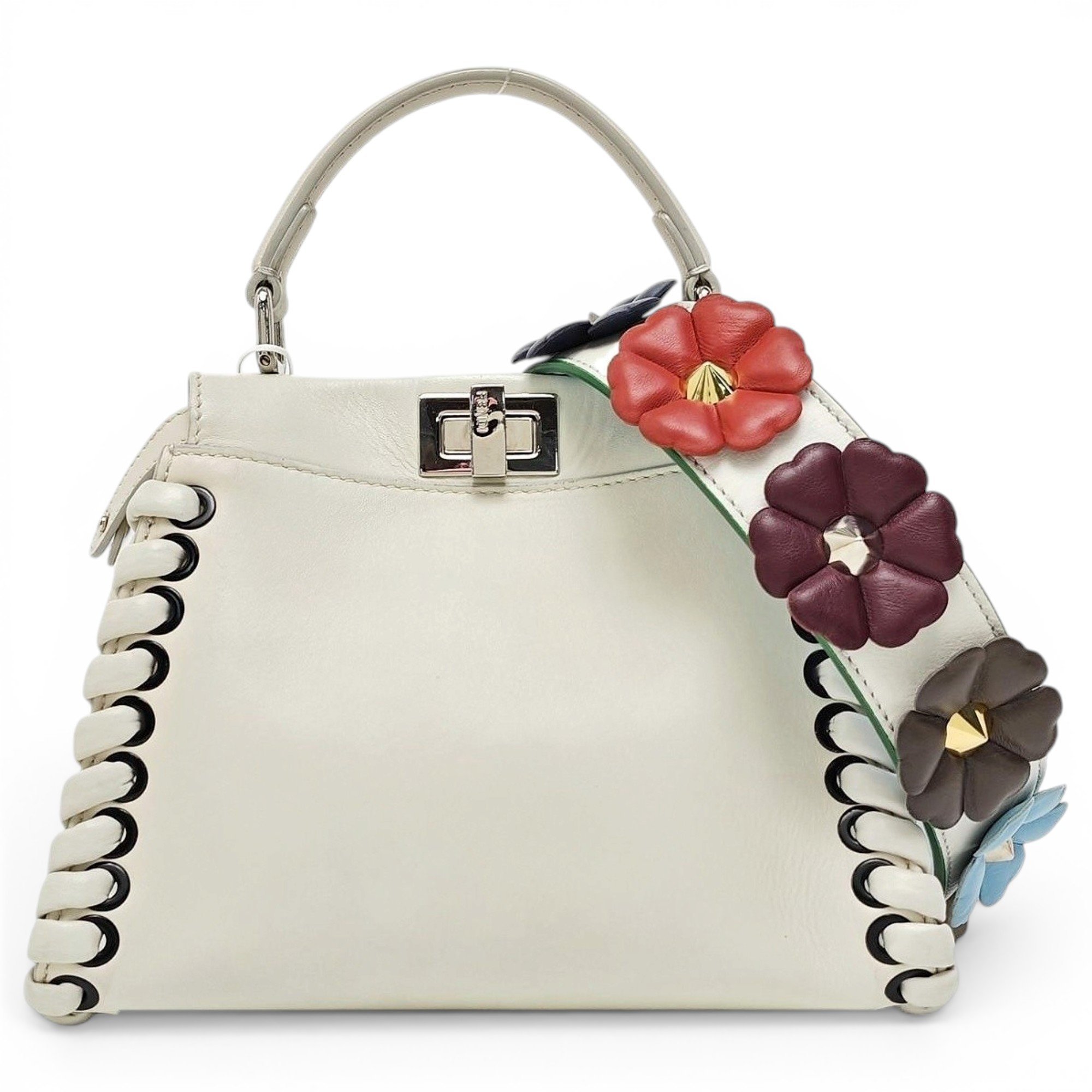 Peekaboo leather handbag