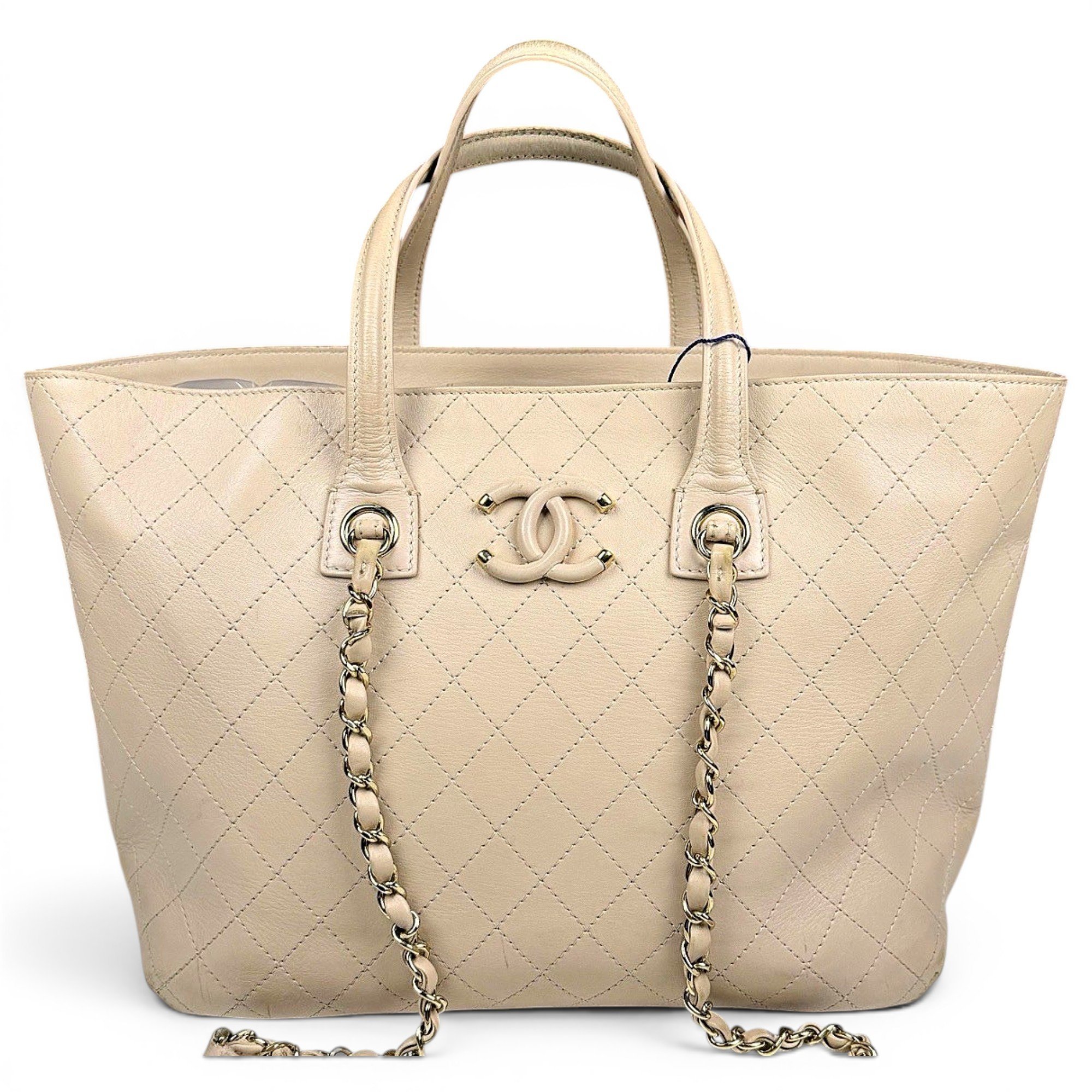 Leather tote