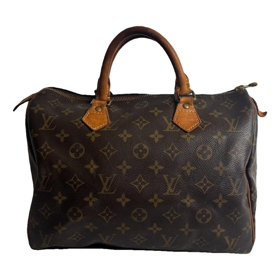 Speedy leather handbag