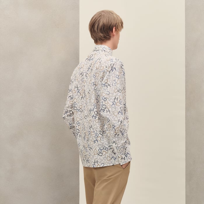 Mastic "Calligraphie Equestre" Straight Cut Shirt