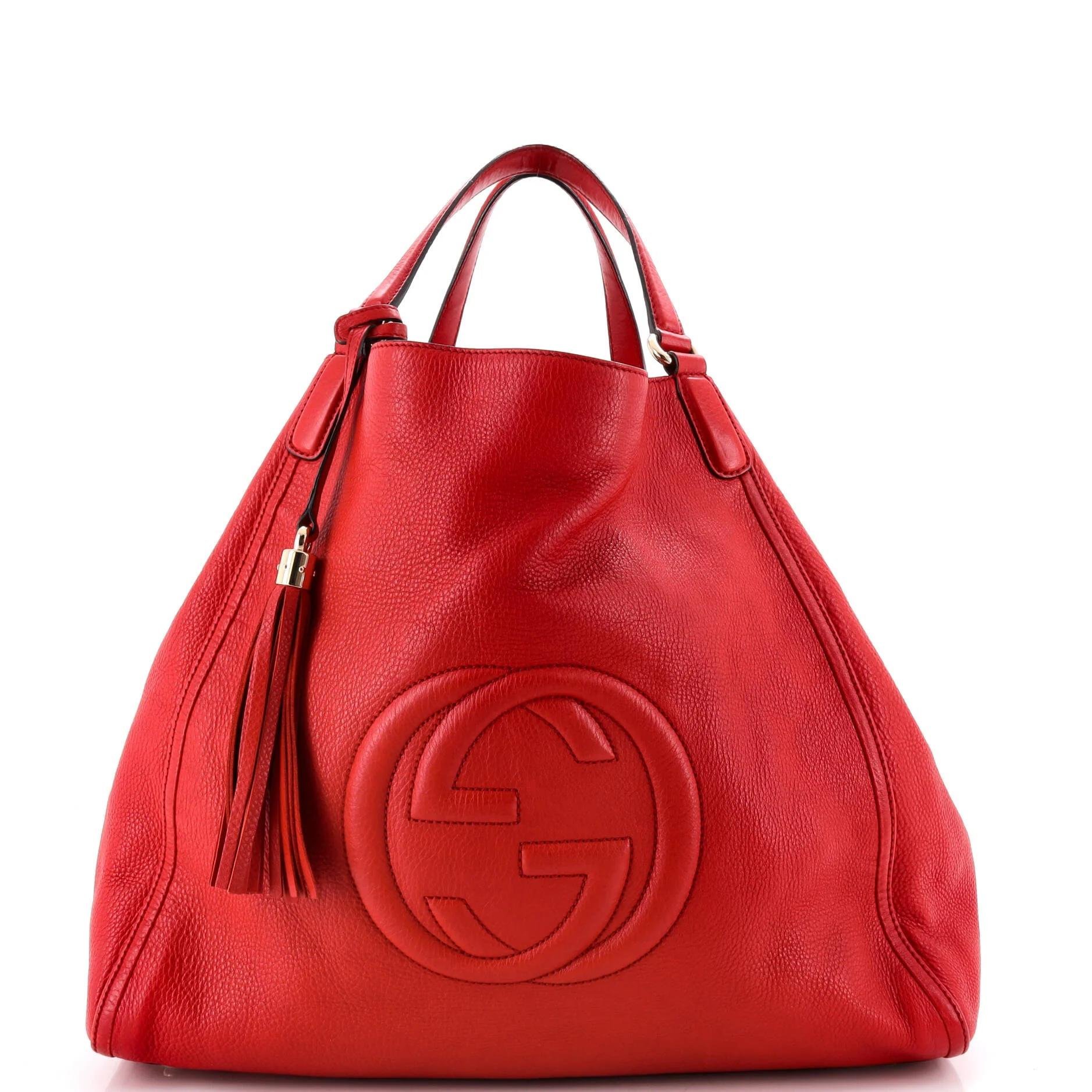 Leather handbag