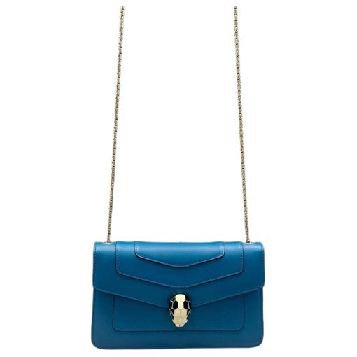 Serpenti leather handbag