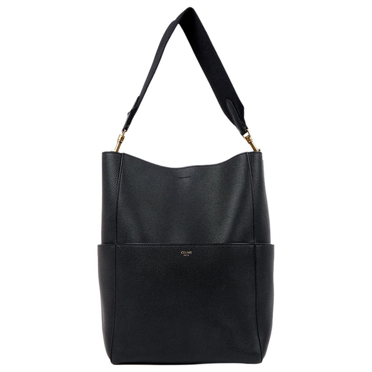 Seau Sangle leather handbag