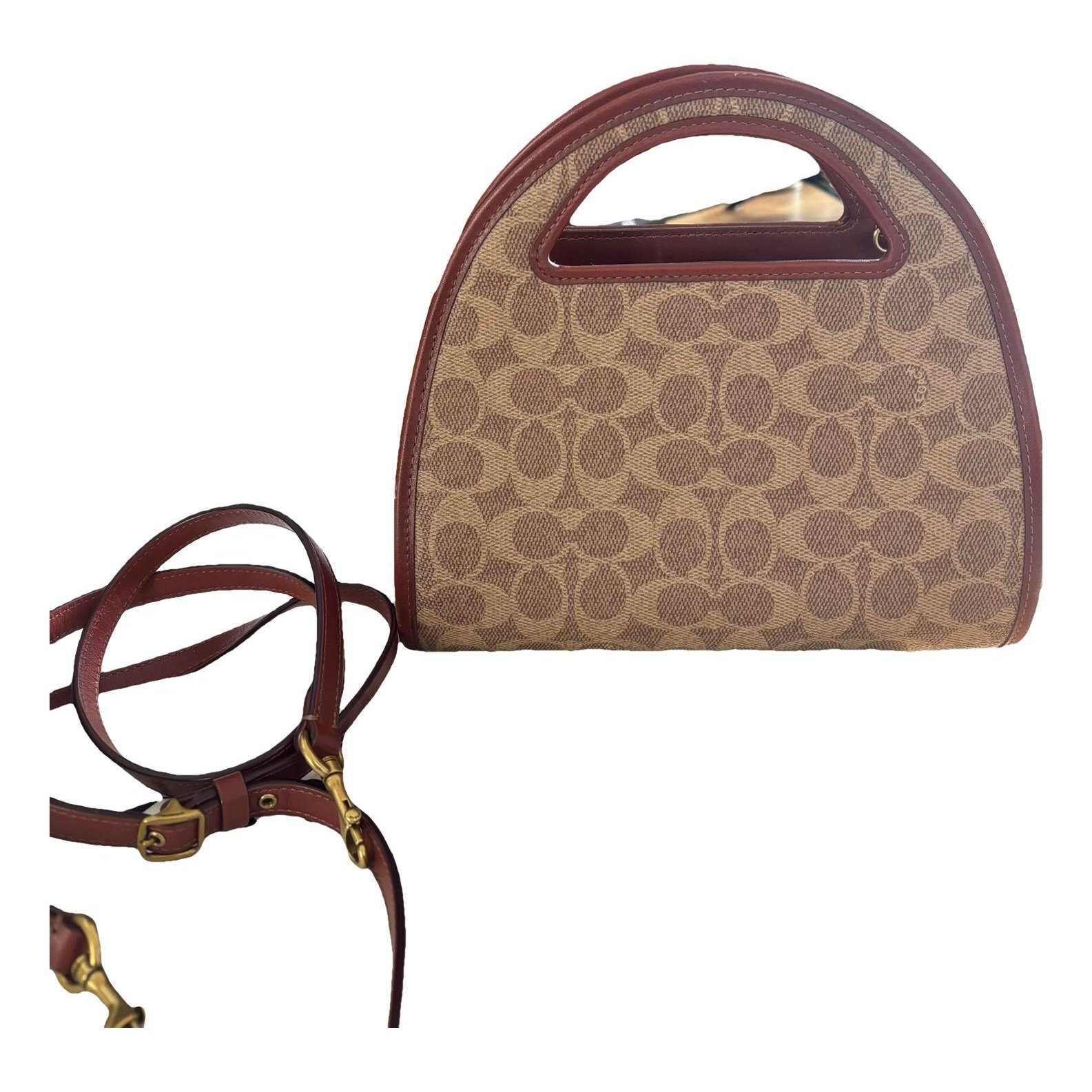 Leather crossbody bag