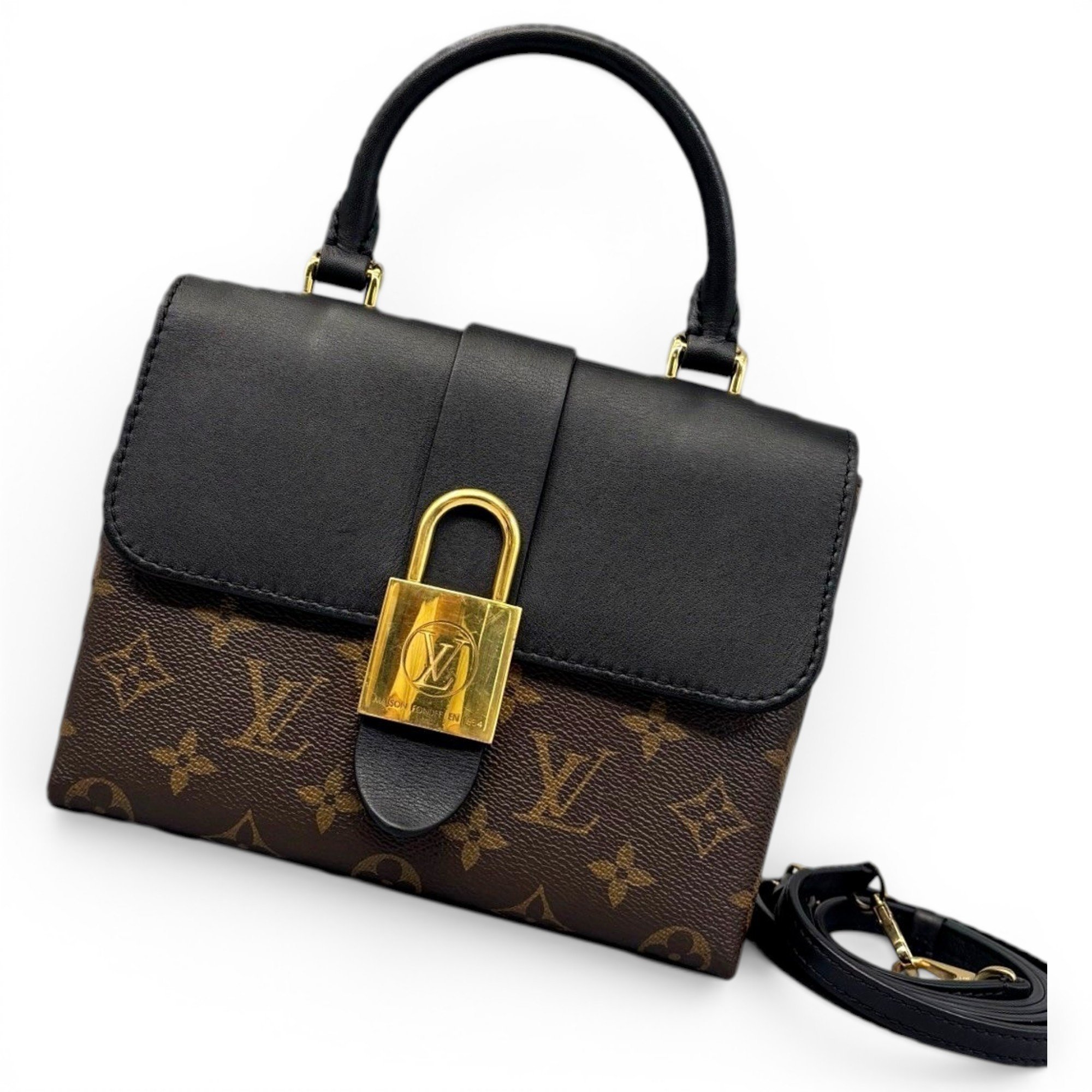 Louis Vuitton Locky BB leather handbag