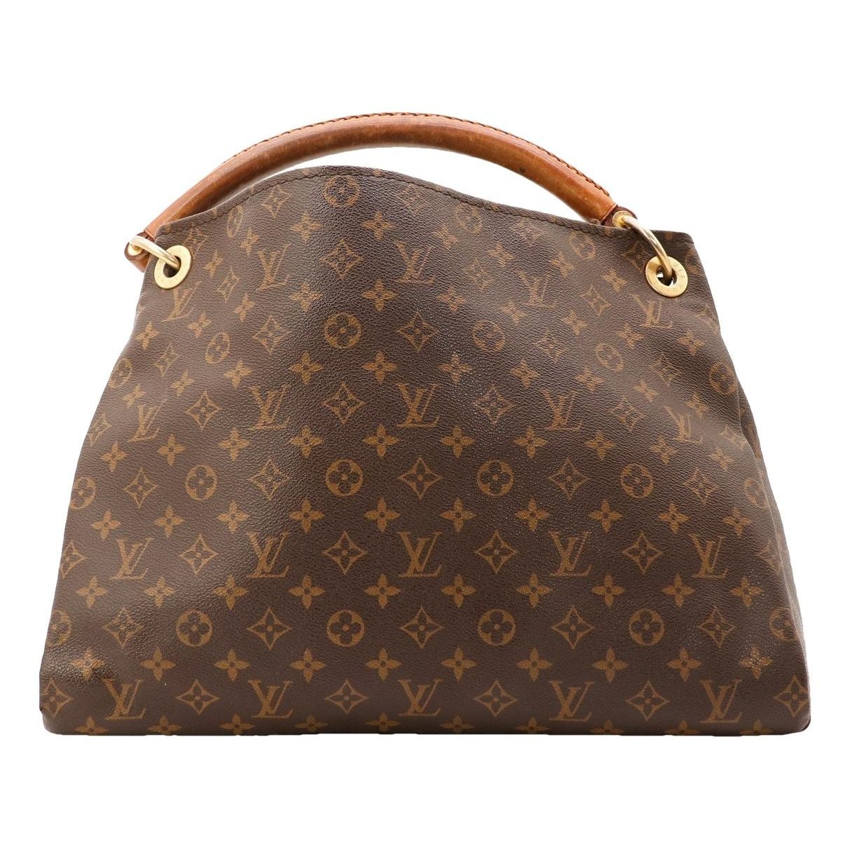Artsy leather handbag