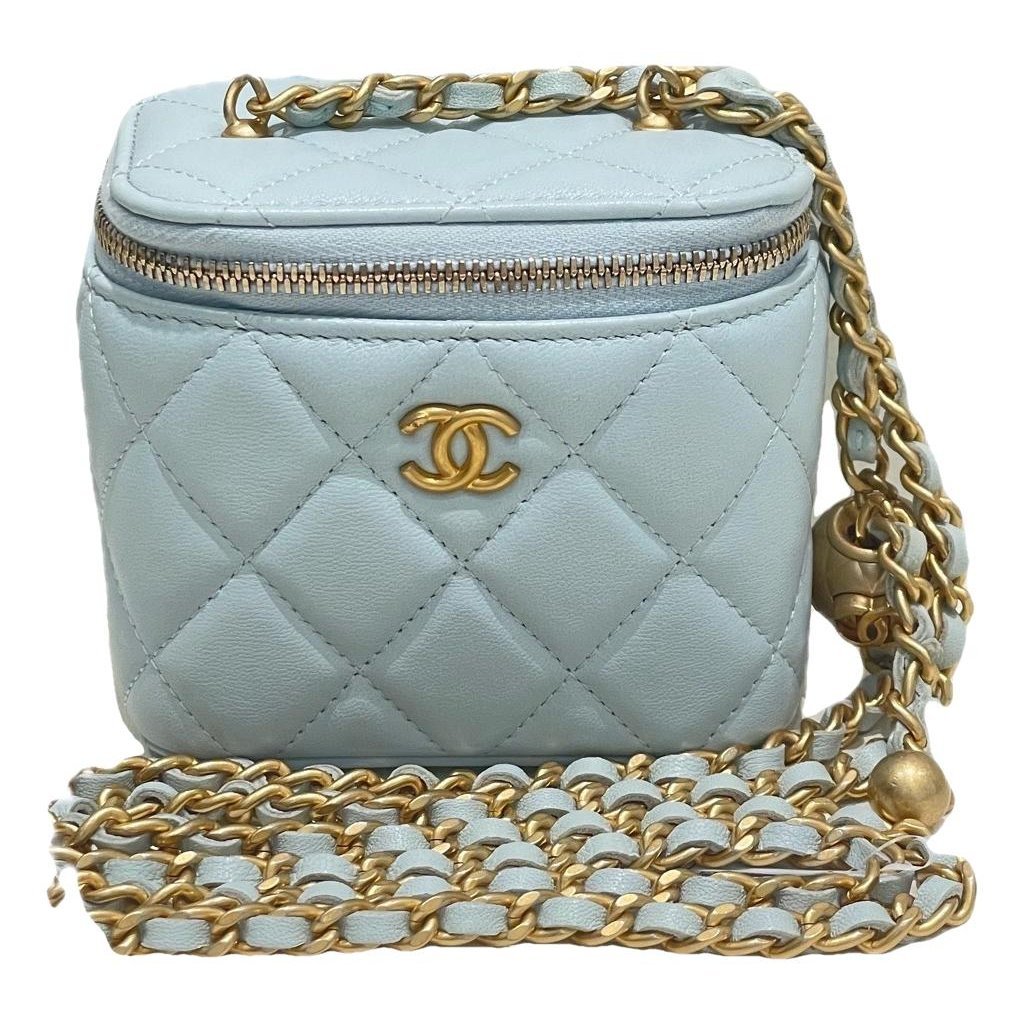 Trendy CC Vanity leather handbag