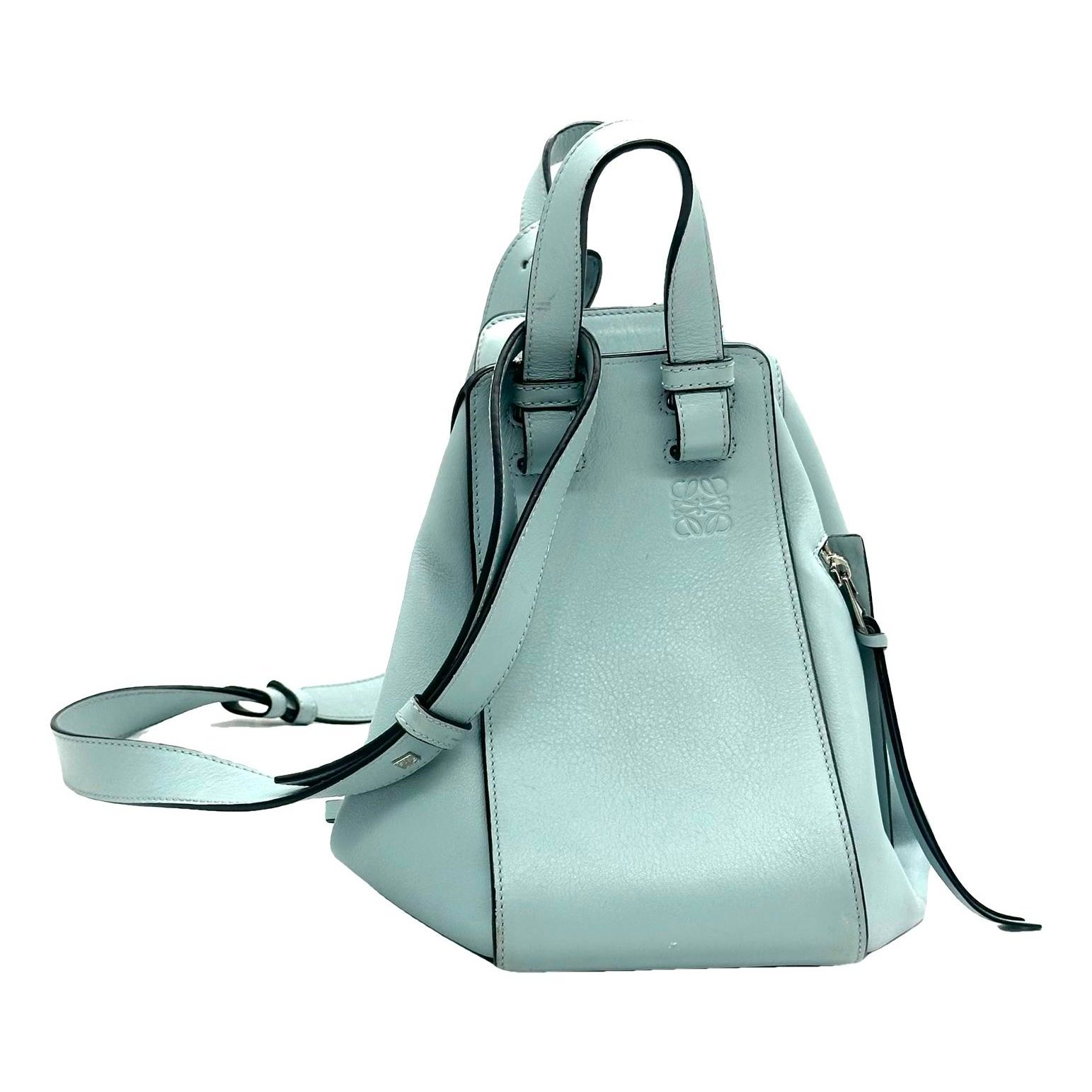 Hammock leather handbag