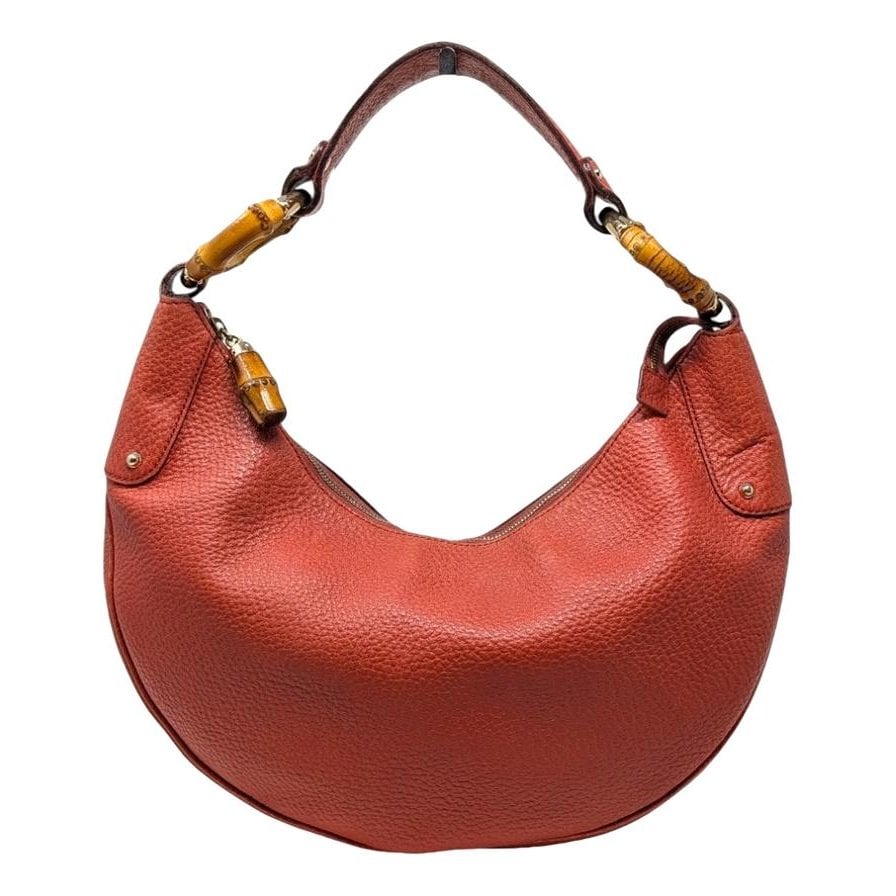 Bamboo Ring leather handbag