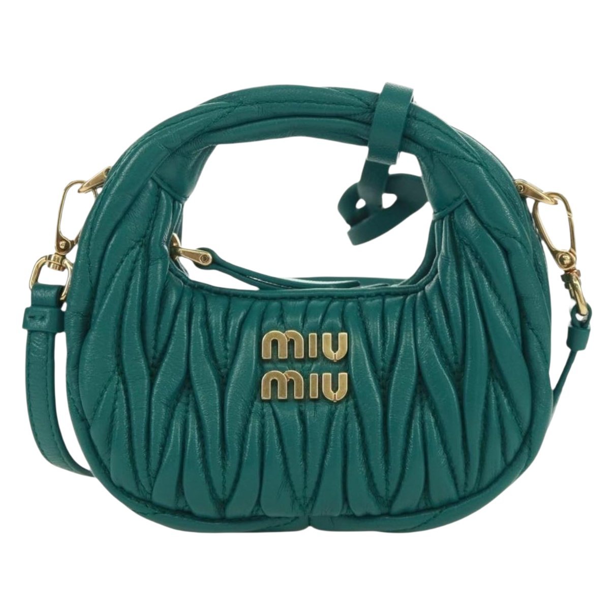 Miu Miu Matelassé leather handbag