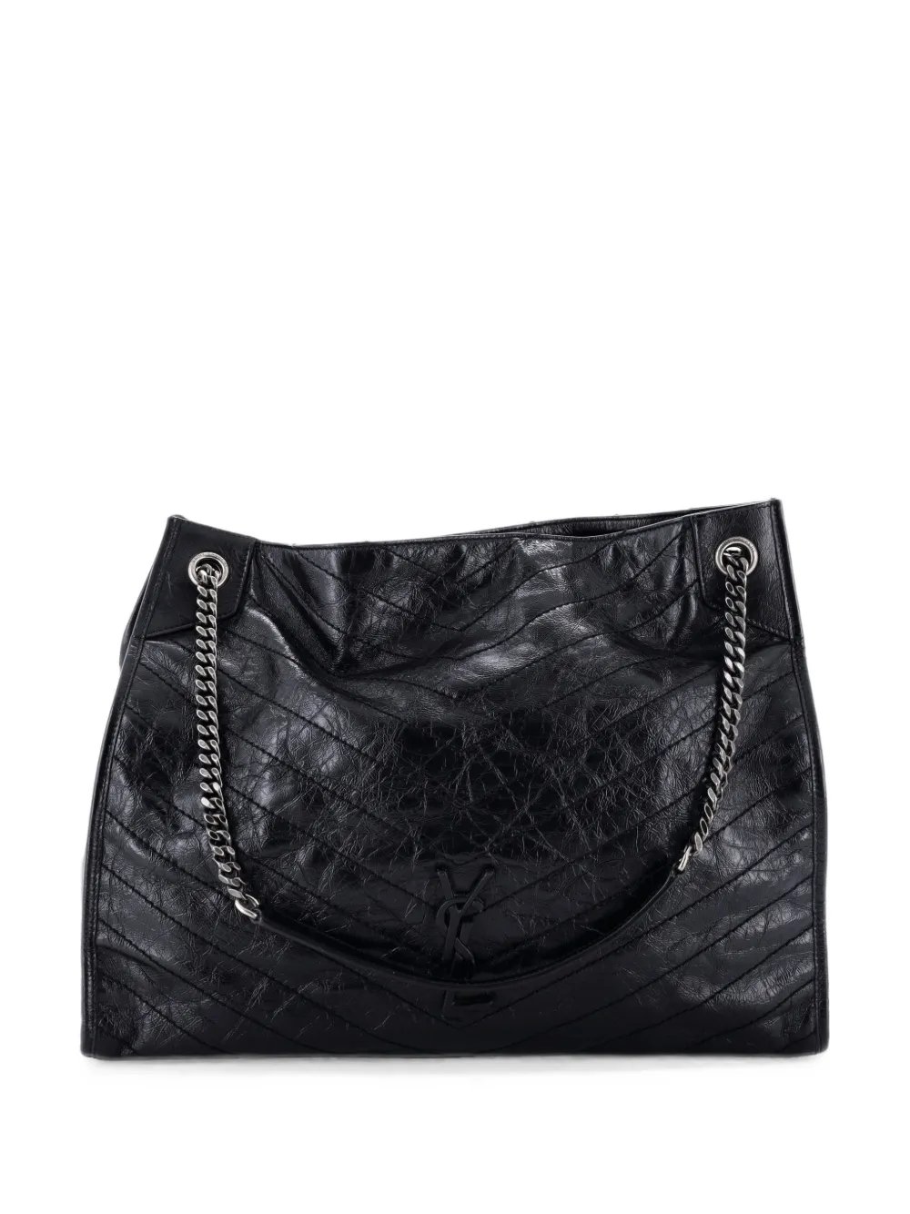 Niki Shopping Tote Matelasse Chevron Leather Large shoulder bag
