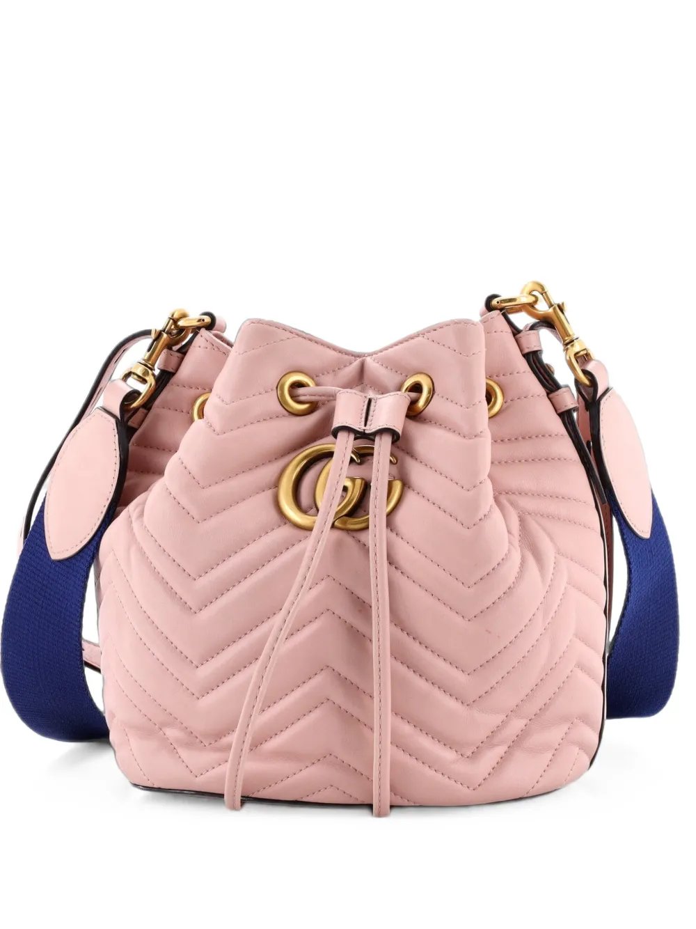 GG Marmont Matelasse Leather Small bucket bag