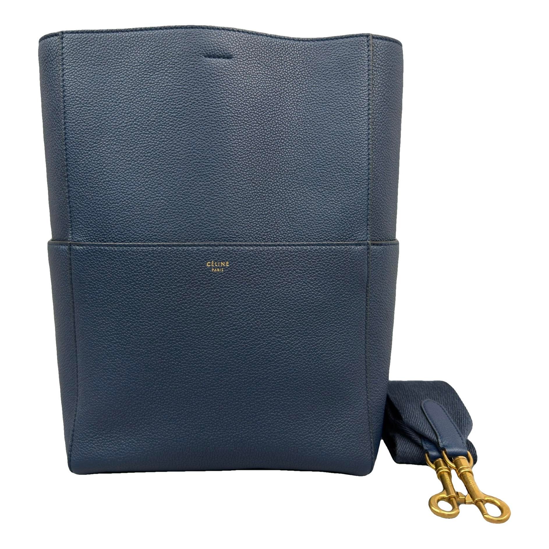 Seau Sangle leather handbag