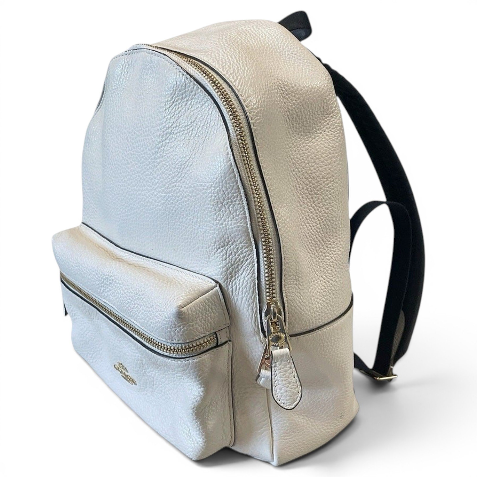 Leather backpack