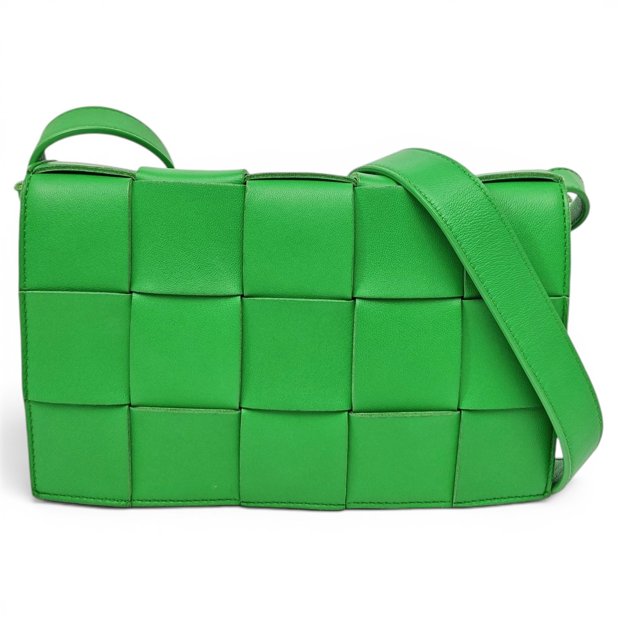 Cassette leather crossbody bag
