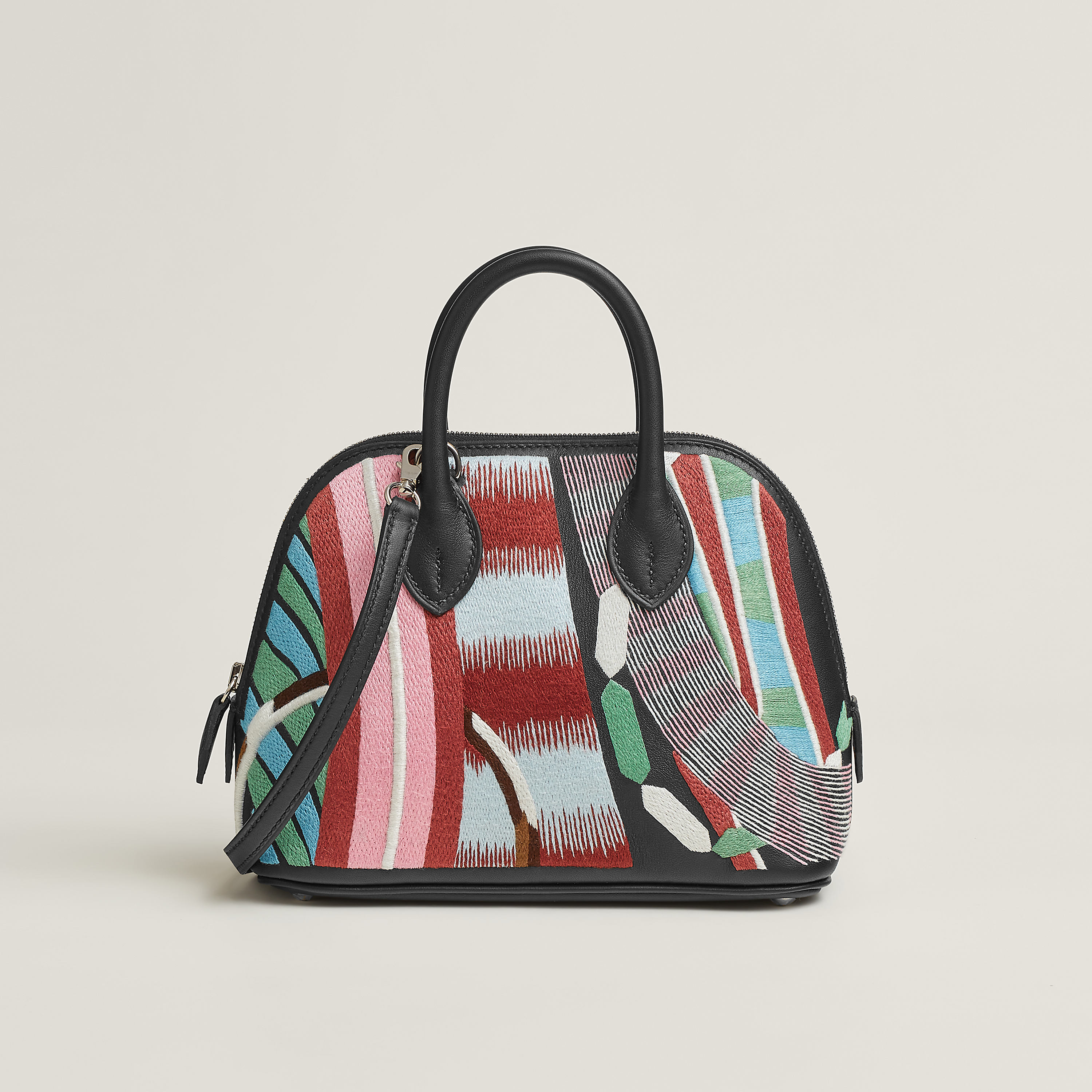 Hermès バッグ 《ボリード1923》 ミニ 《空想の鞍》 マロン/グリーン