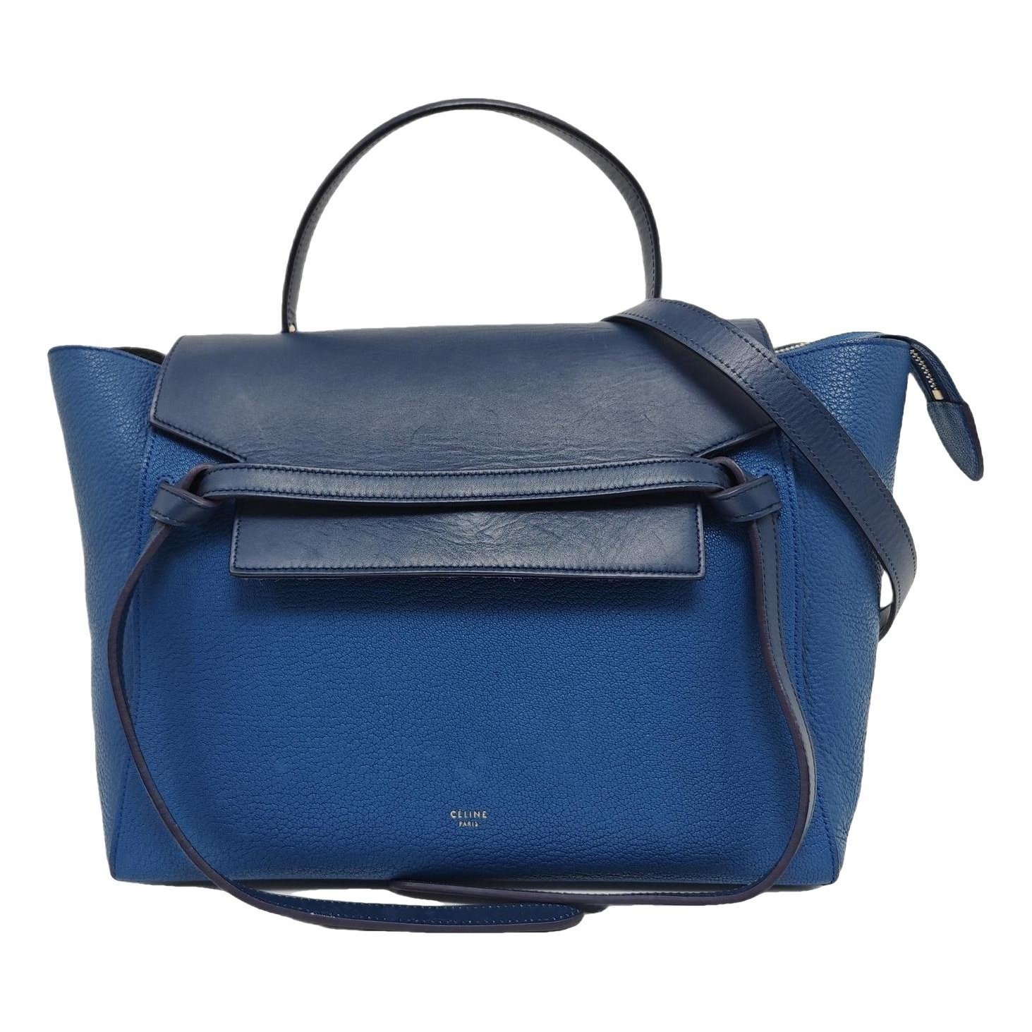 Belt leather handbag