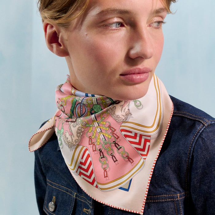Bouquets Sellier Scarf 70