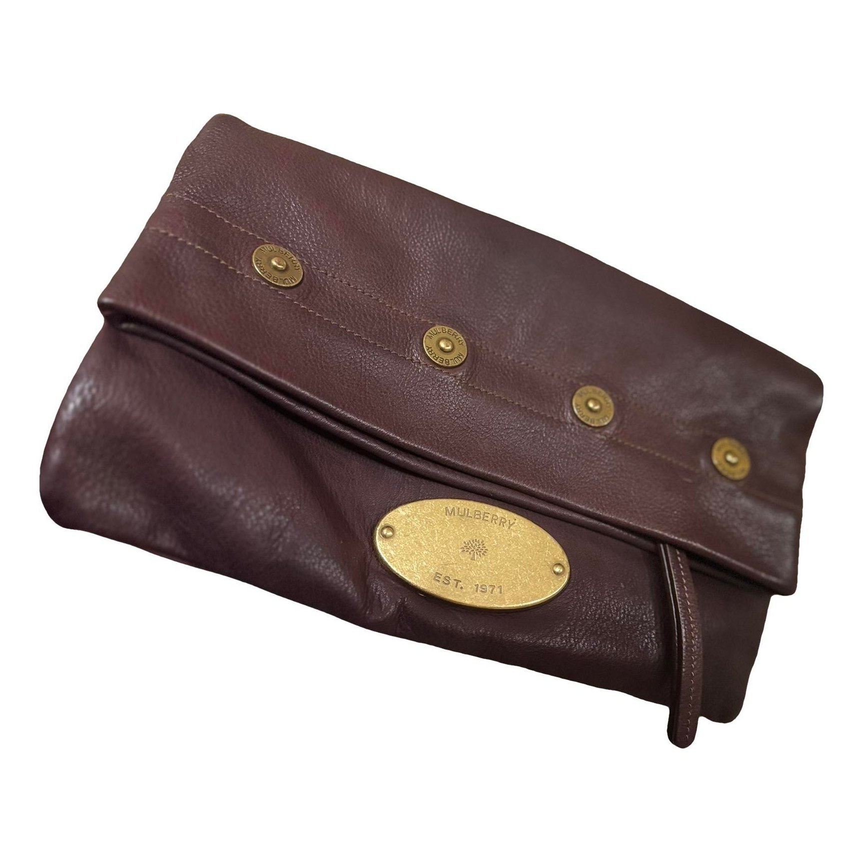 Mulberry Leather clutch bag
