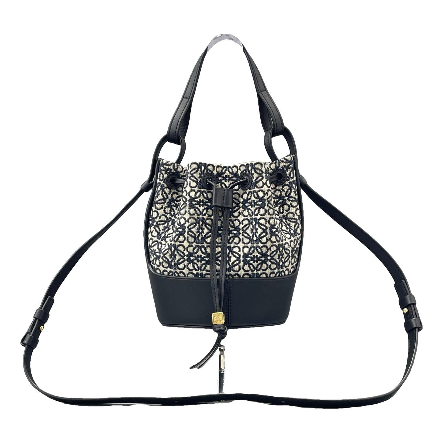 Balloon leather handbag