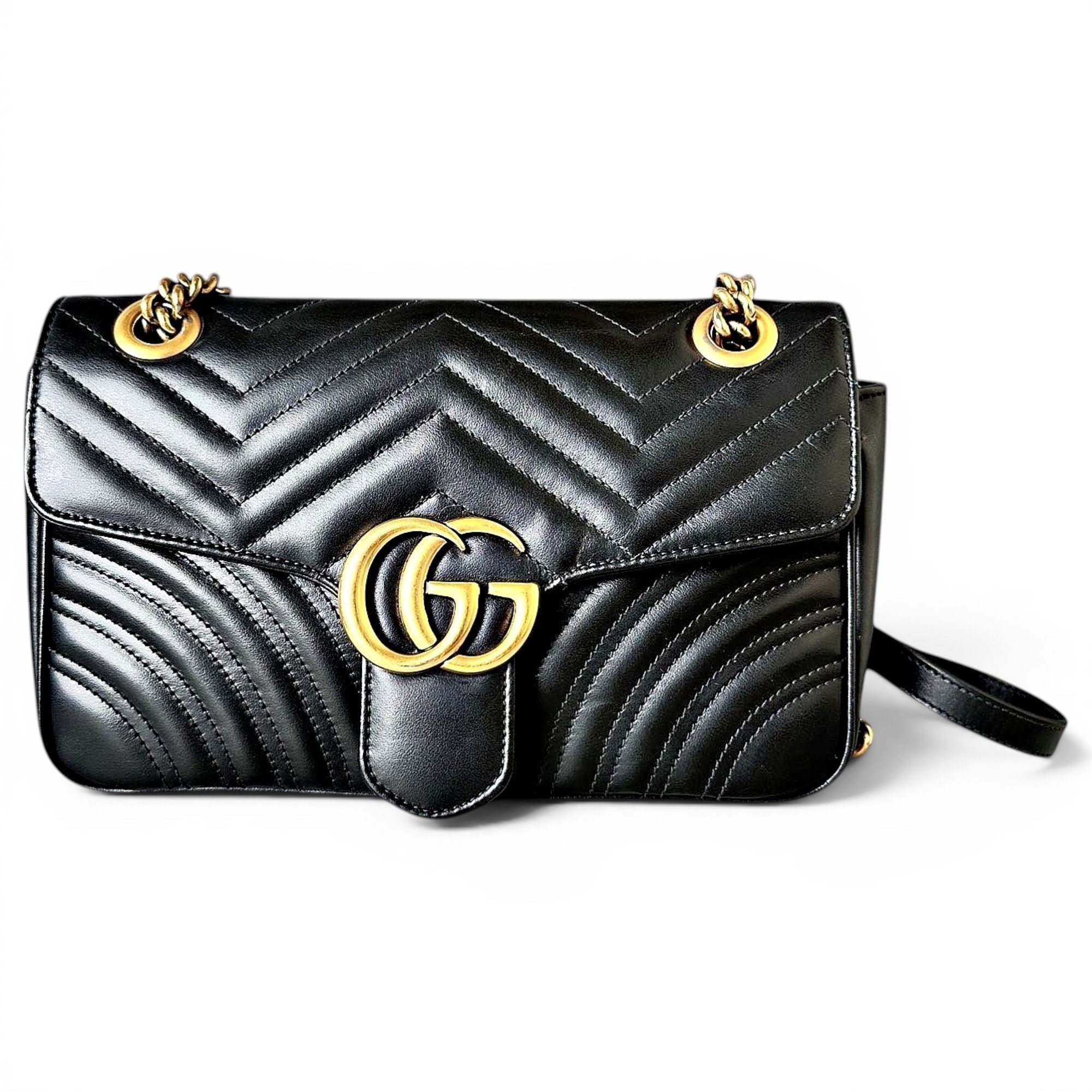 GG Marmont Flap leather crossbody bag
