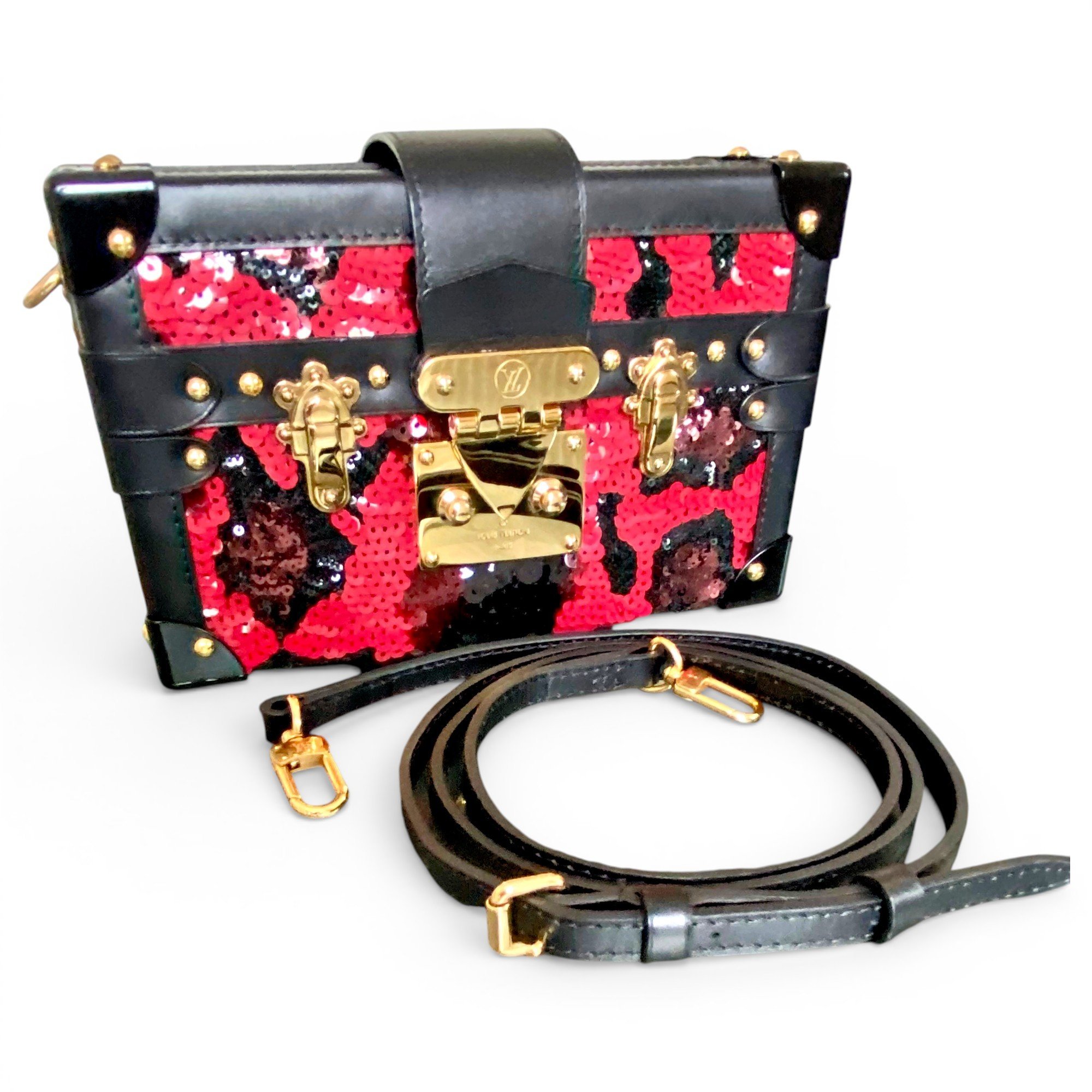Louis Vuitton Petite Malle leather crossbody bag