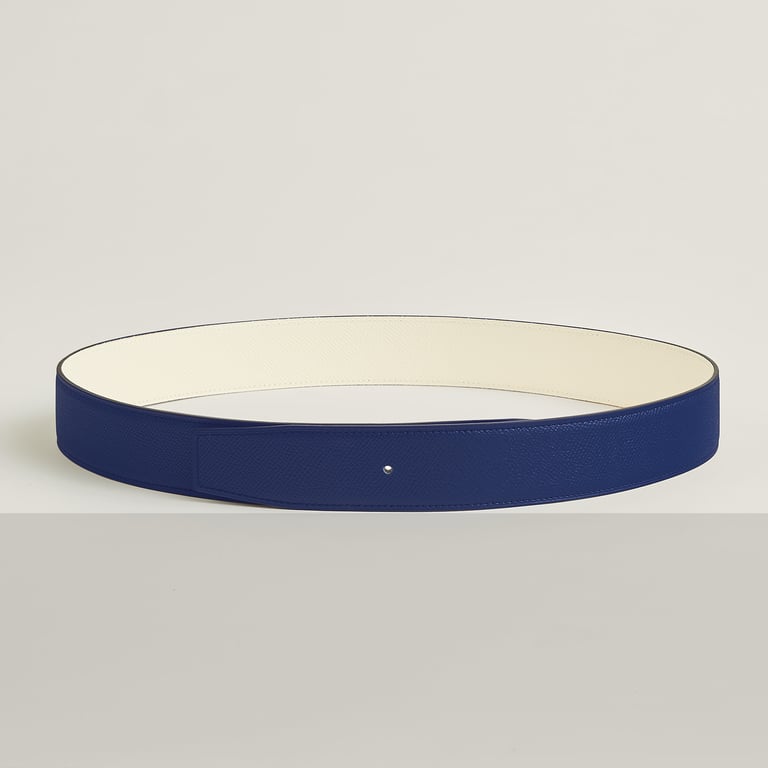 Reversible leather strap 38 mm