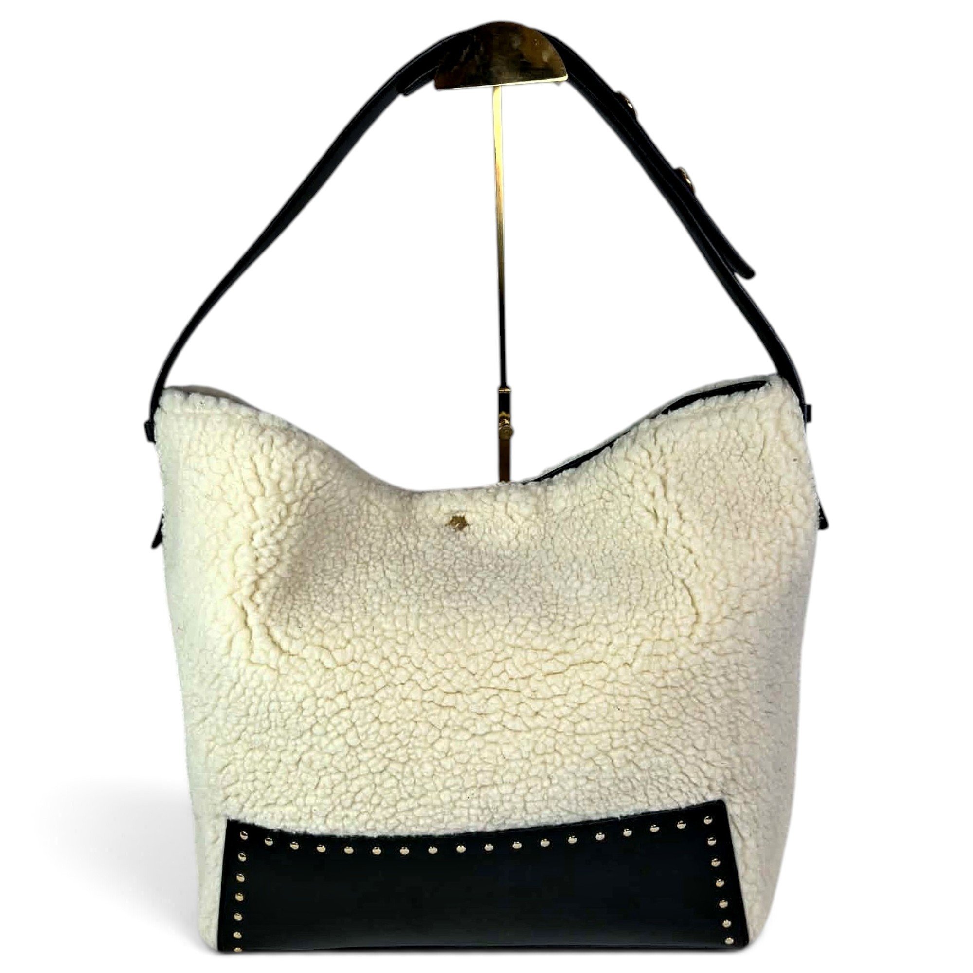 Faux fur handbag