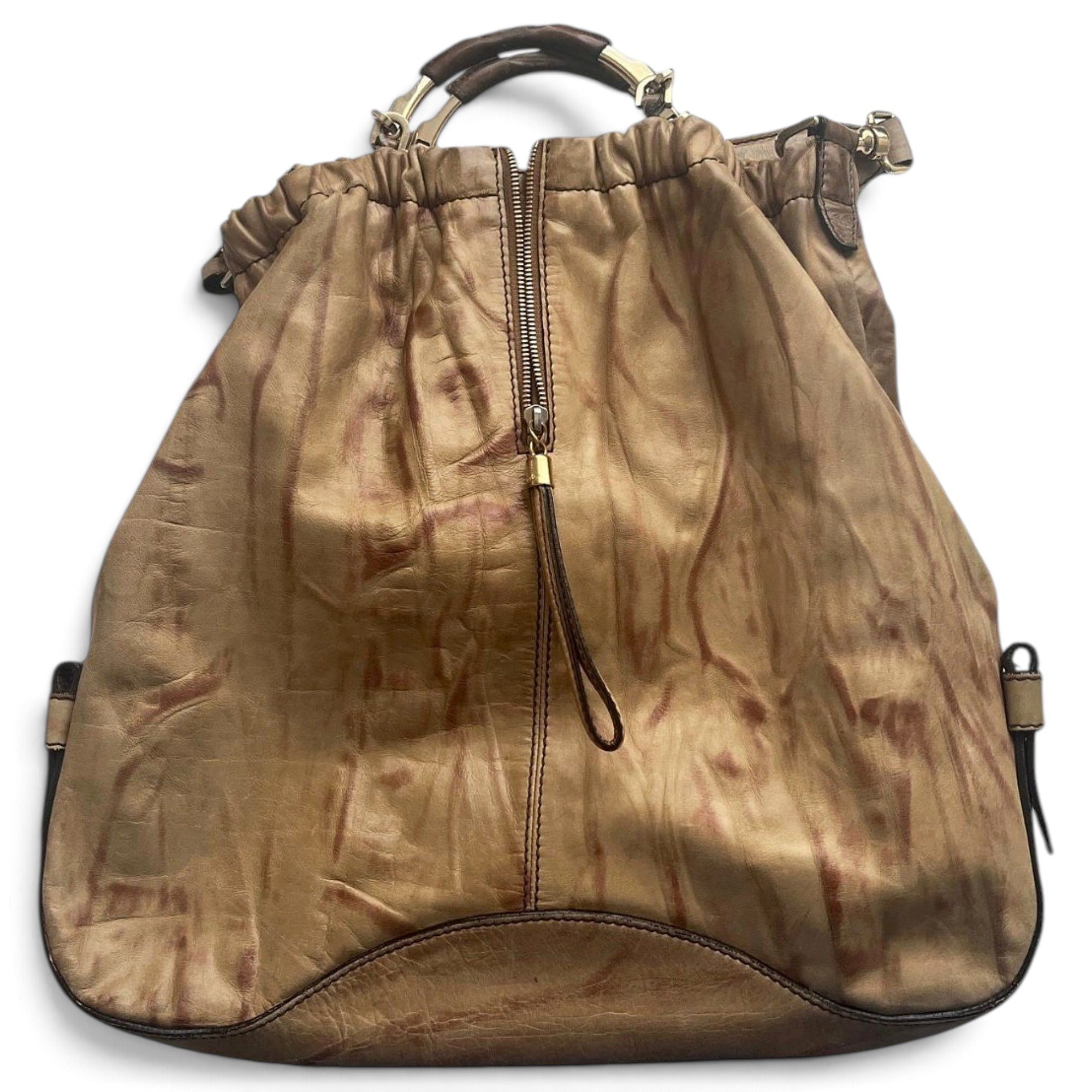 Leather handbag