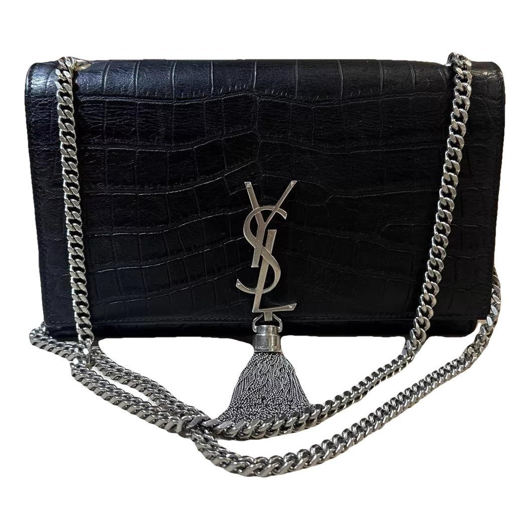 Pompom Kate leather handbag