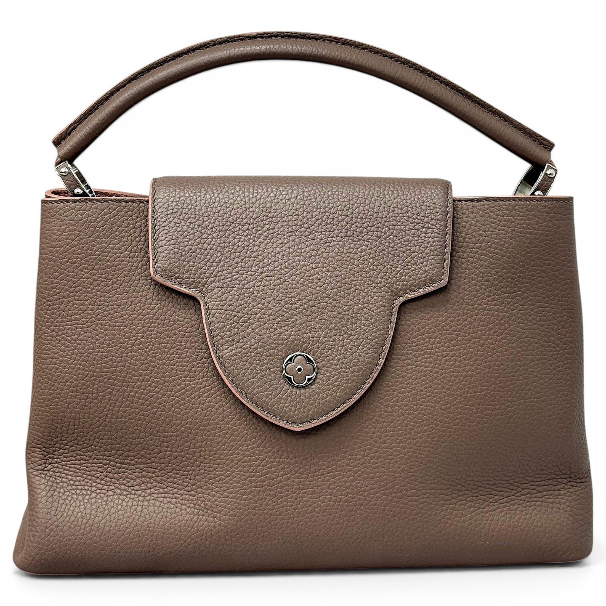Capucines leather handbag