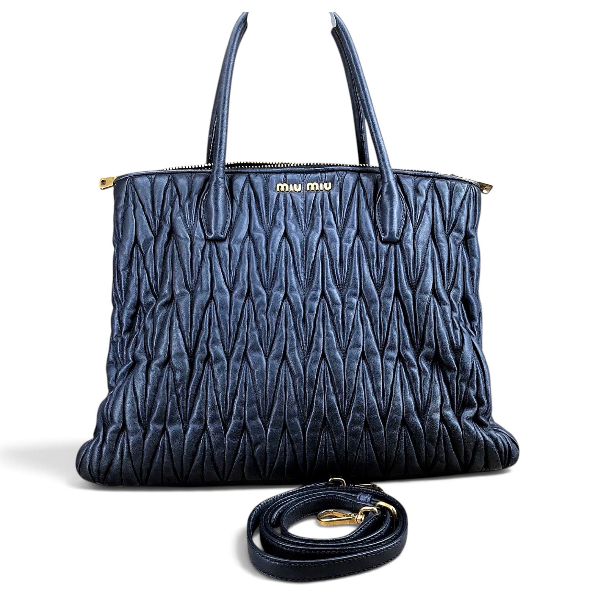 Leather tote