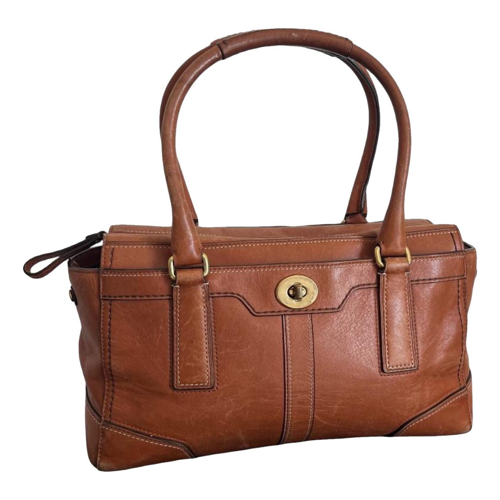 Leather handbag