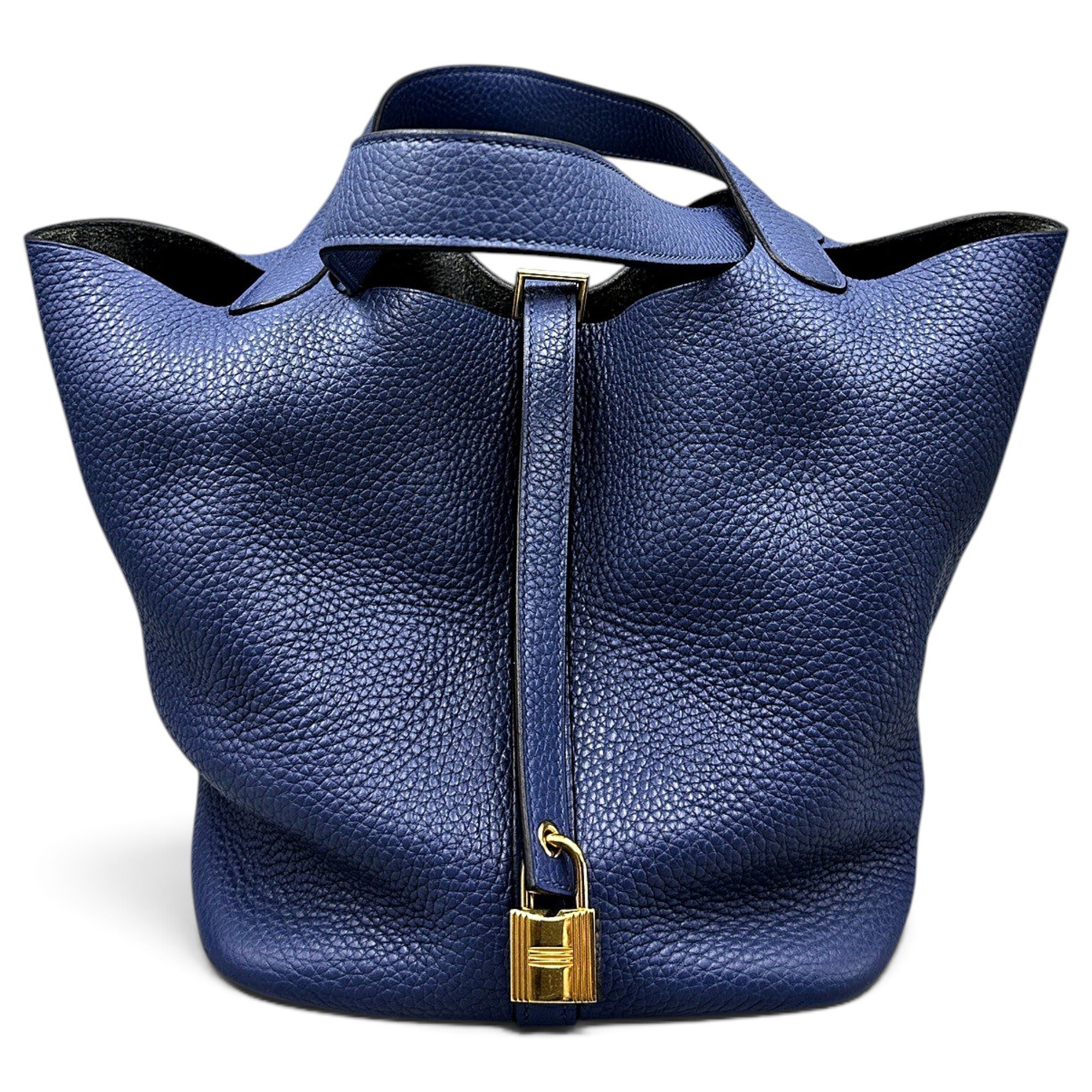 Picotin leather handbag