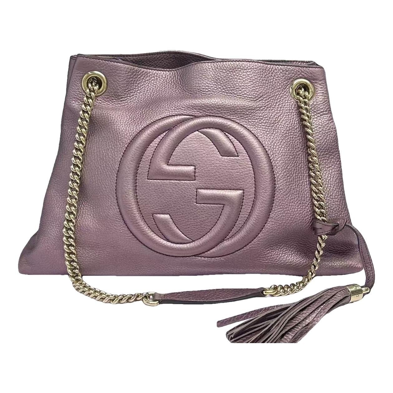 Leather handbag