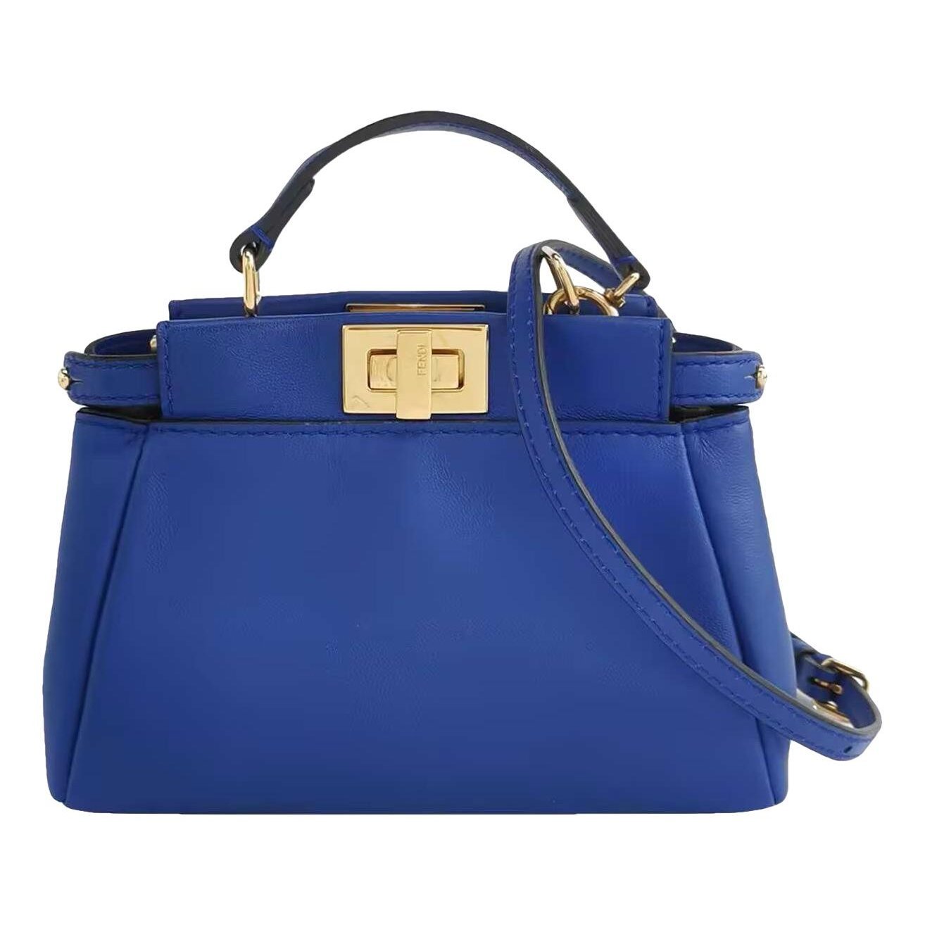 Peekaboo leather handbag
