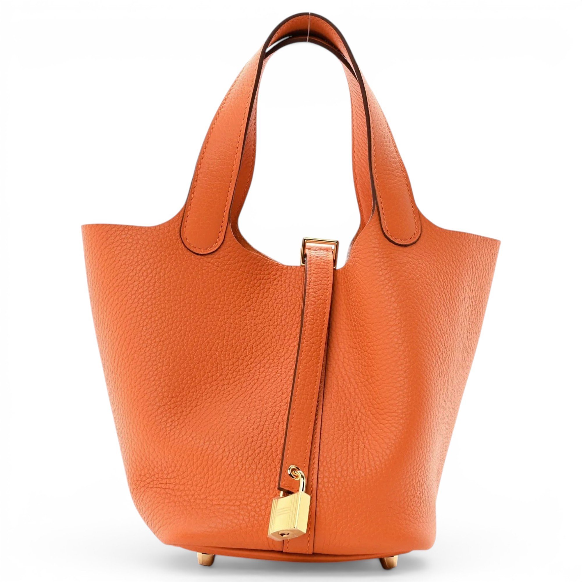 Hermes Picotin 18 Handbag Clemence Leather